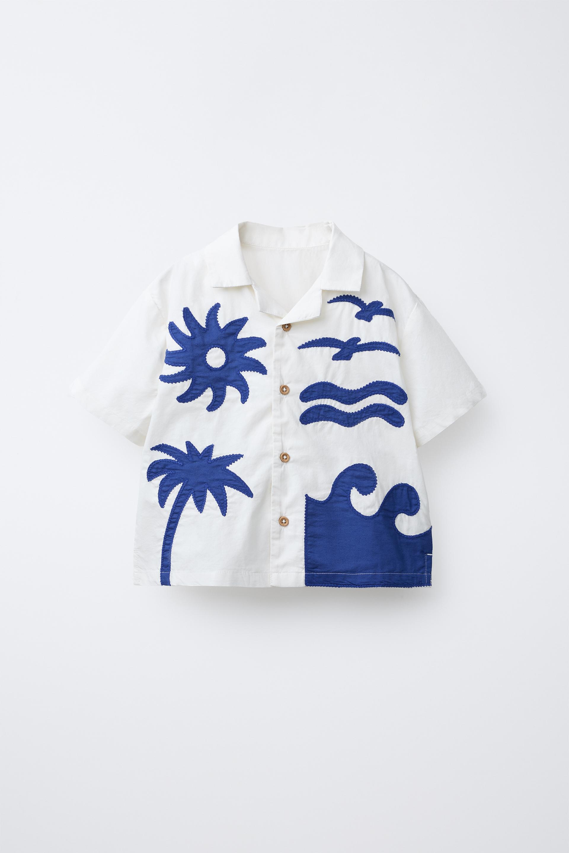 EMBROIDERED SHIRT by ZARA