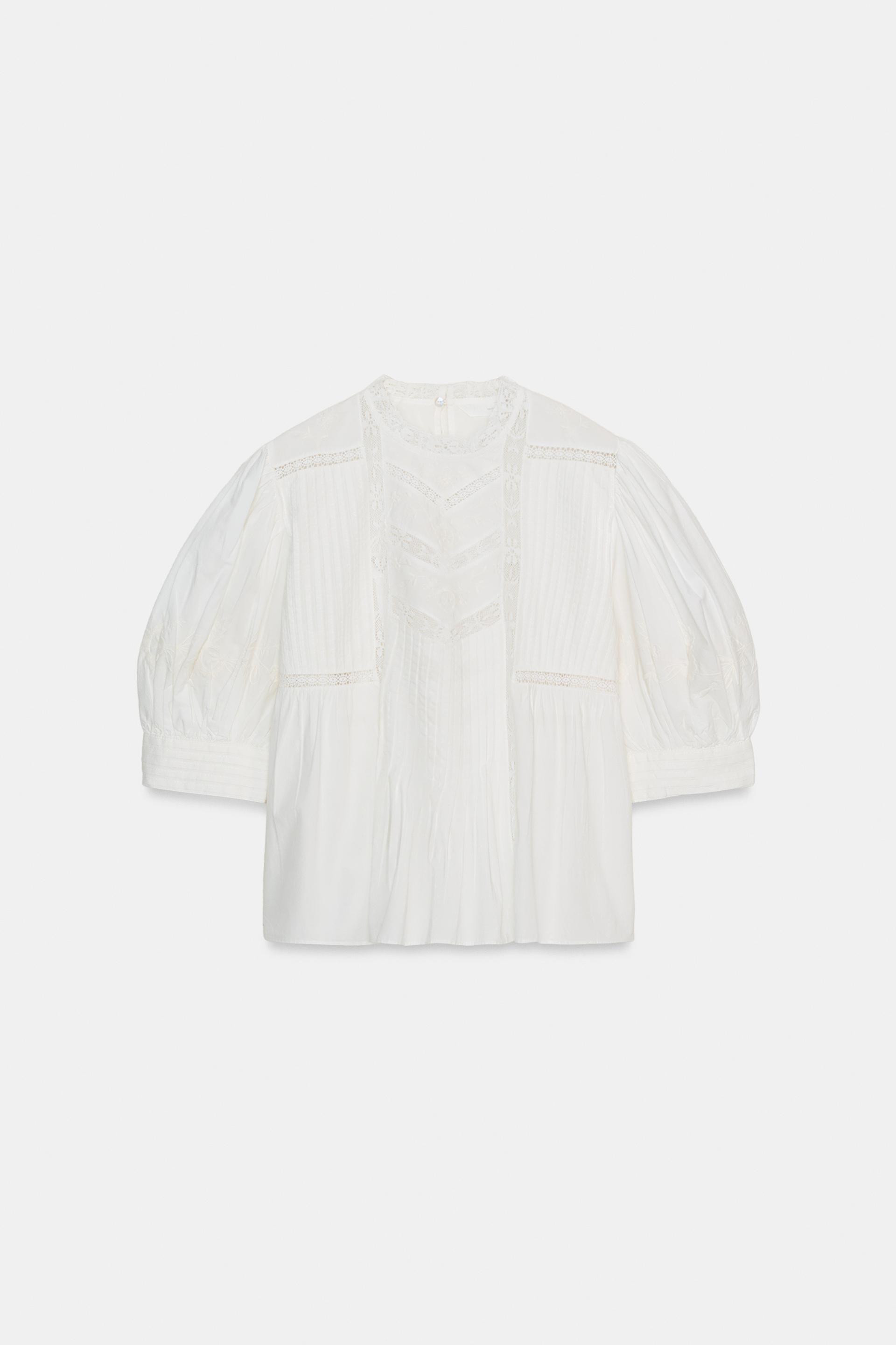 EMBROIDERED SHIRT ZW COLLECTION by ZARA
