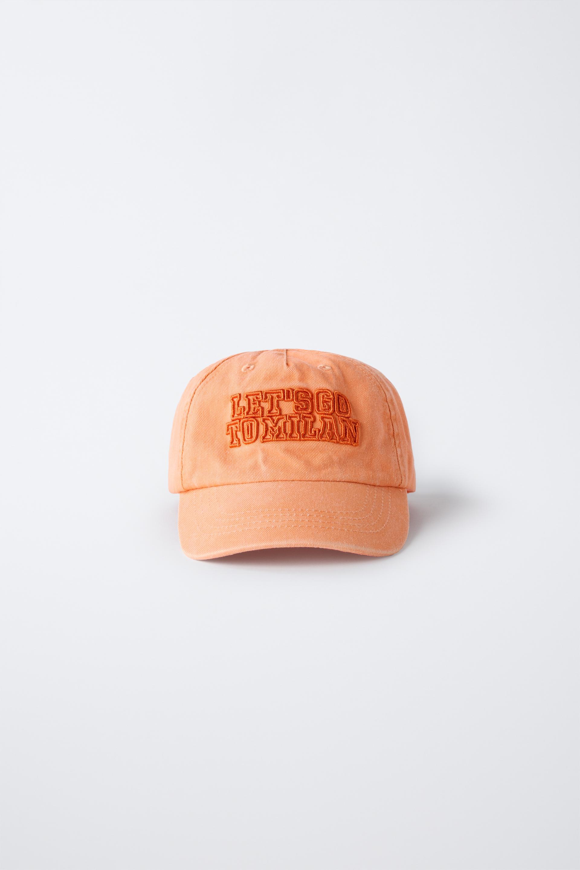 EMBROIDERED VARSITY CAP by ZARA