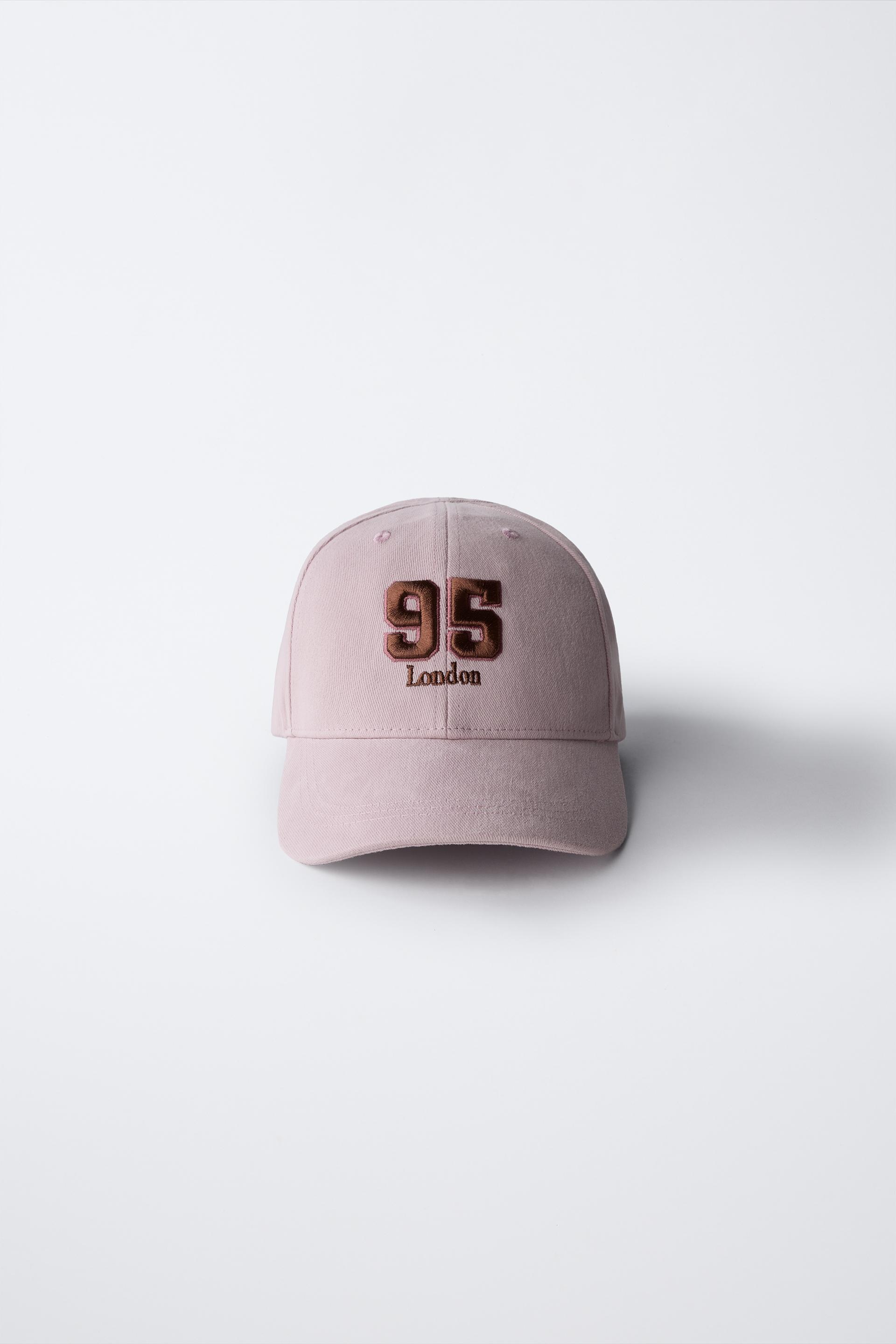 EMBROIDERED VARSITY CAP by ZARA
