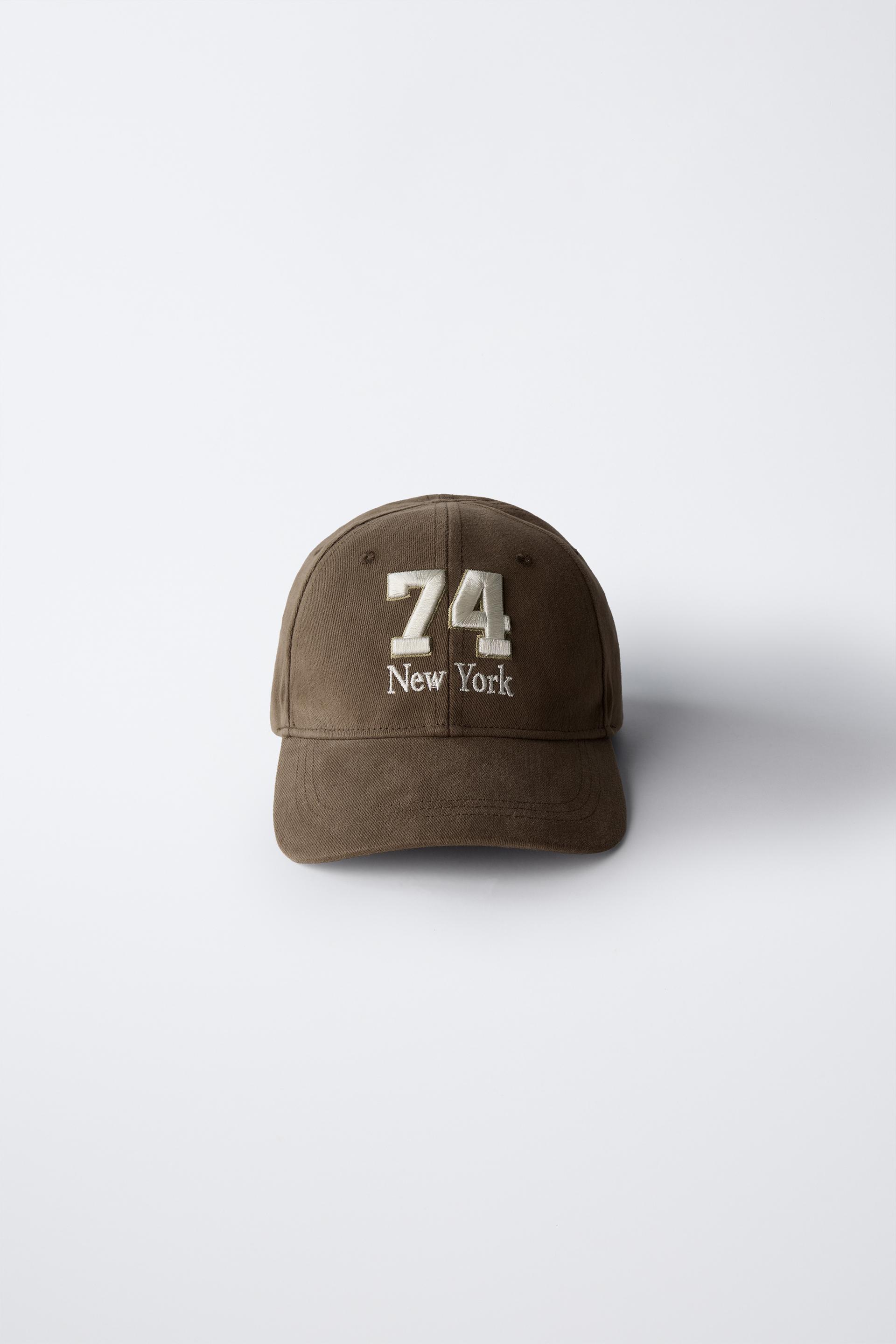 EMBROIDERED VARSITY CAP by ZARA