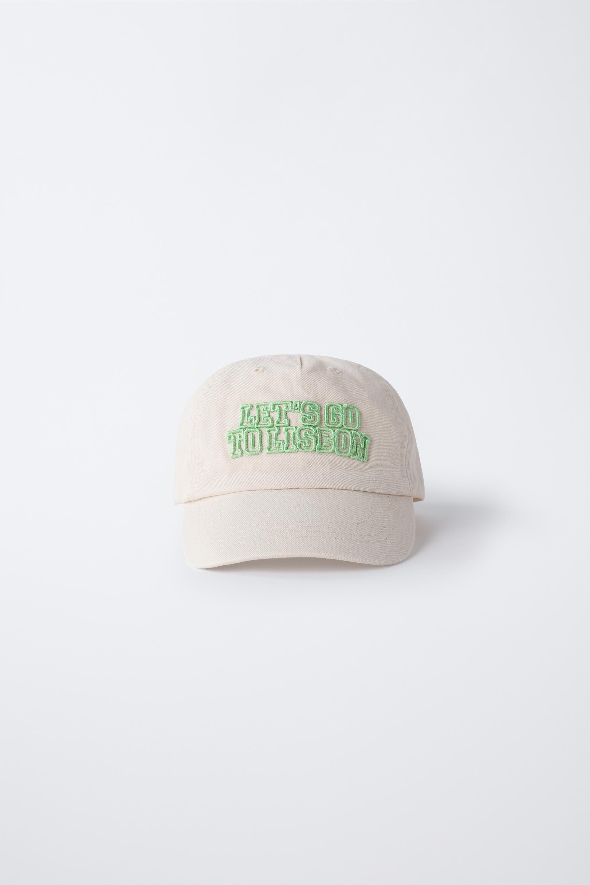 EMBROIDERED VARSITY CAP by ZARA
