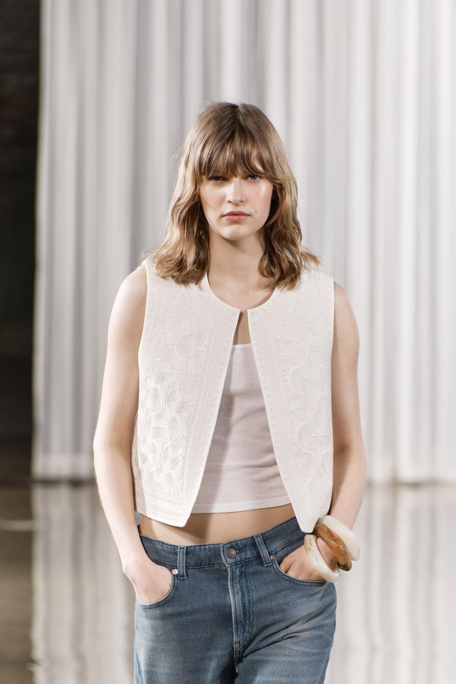 EMBROIDERED VEST ZW COLLECTION by ZARA