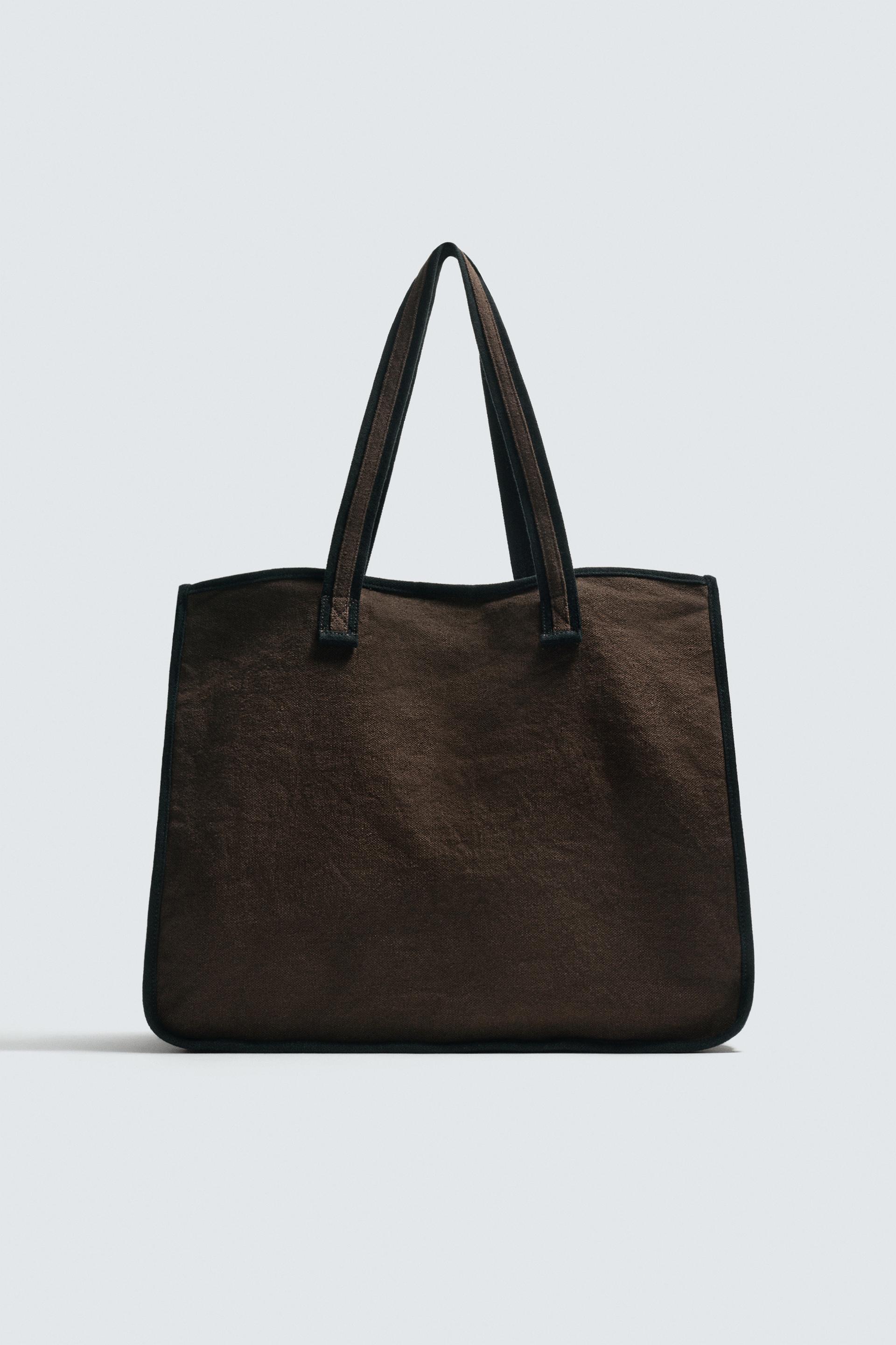 FABRIC SHOPPER BAG by ZARA