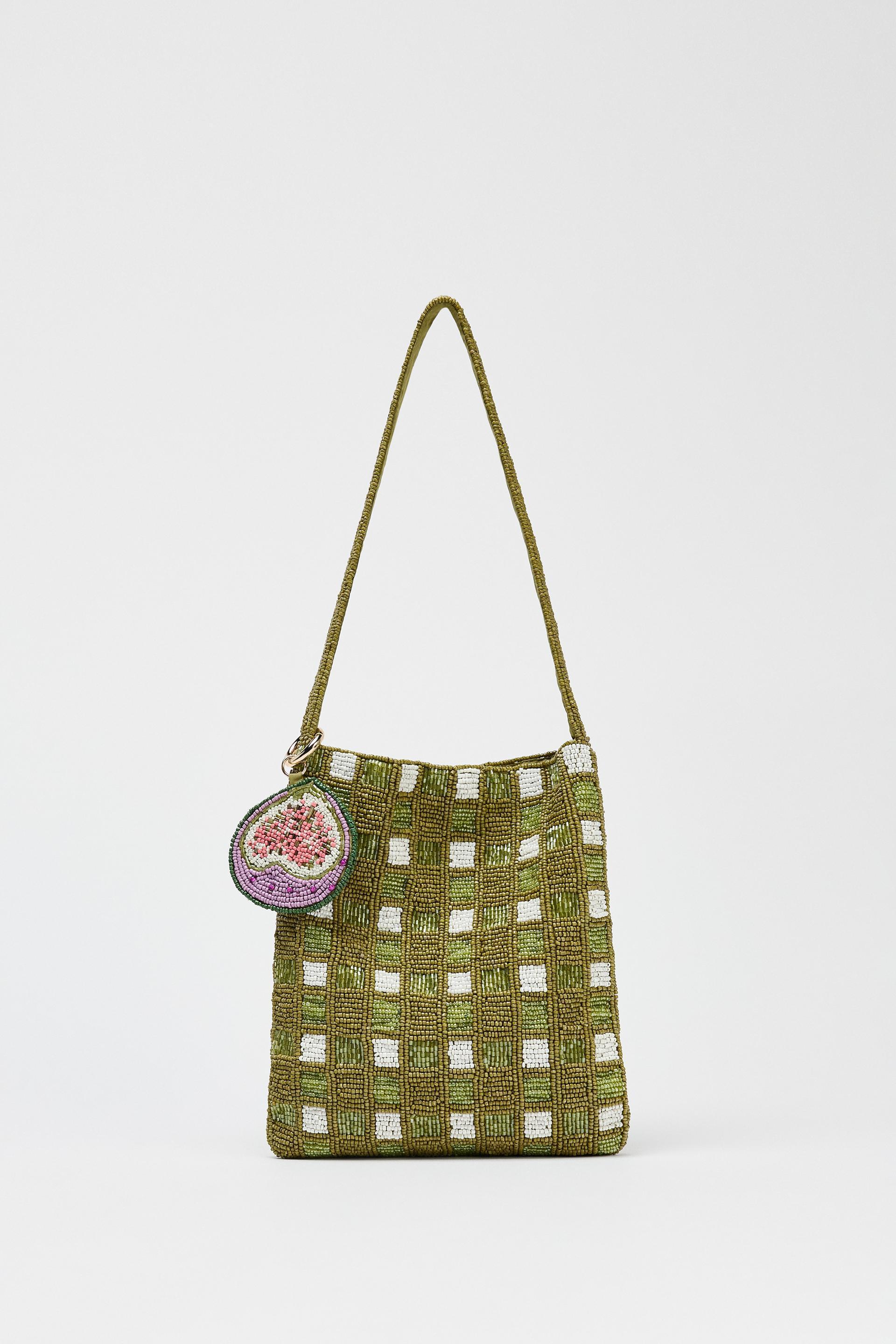 FANTASY BEADED MINI BUCKET BAG by ZARA