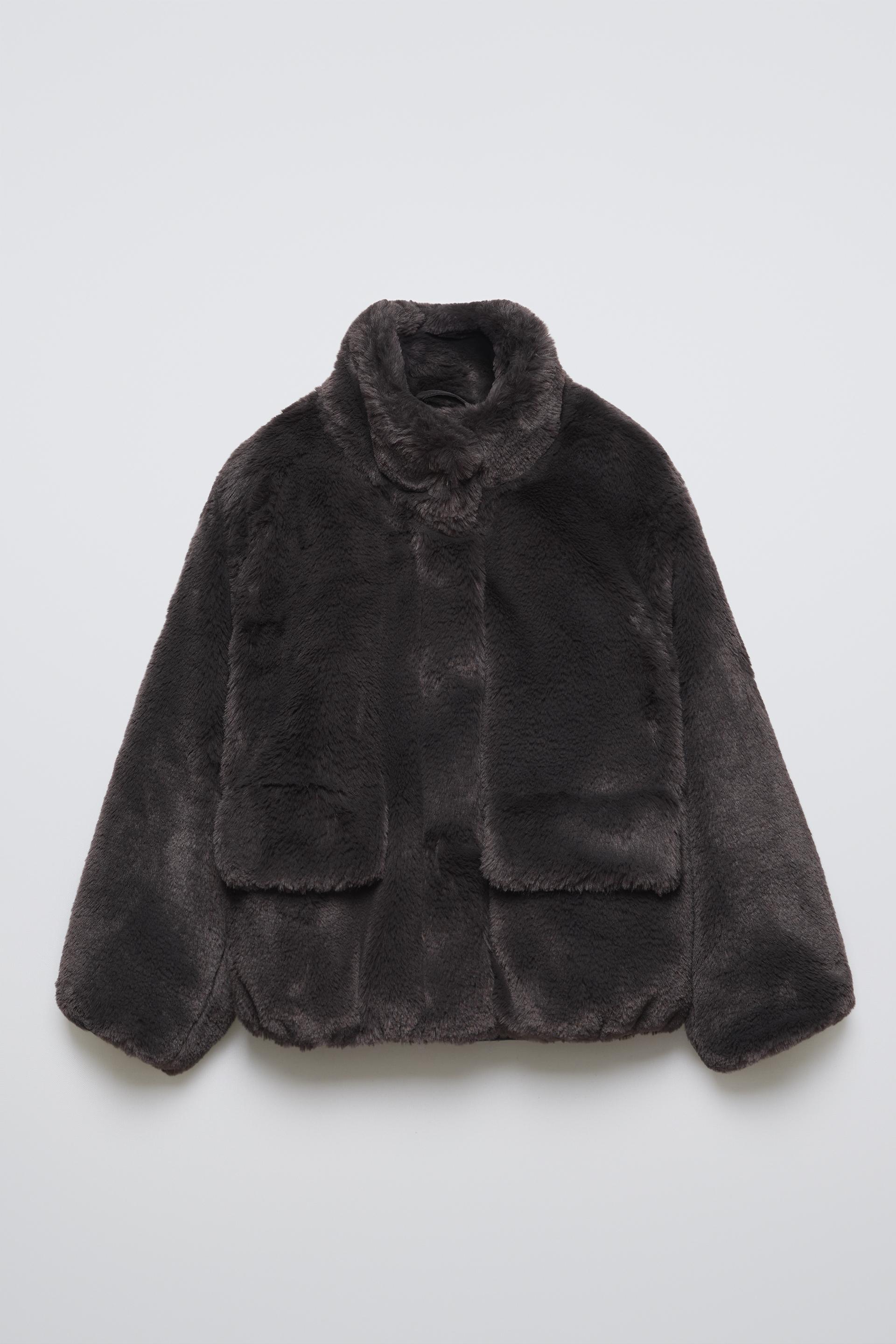 FAUX FUR JACKET by ZARA