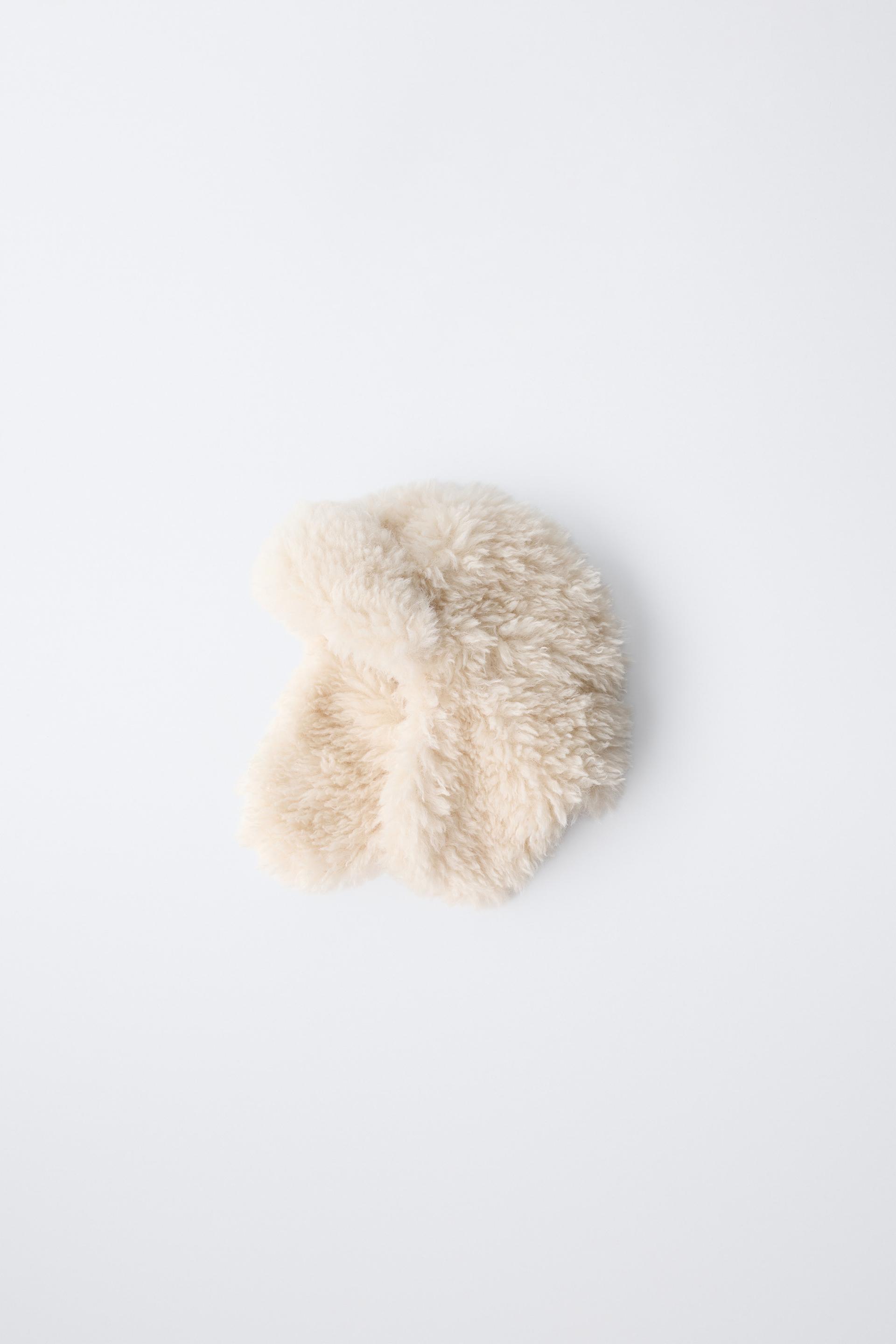 FAUX FUR SKI HAT COLLECTION by ZARA