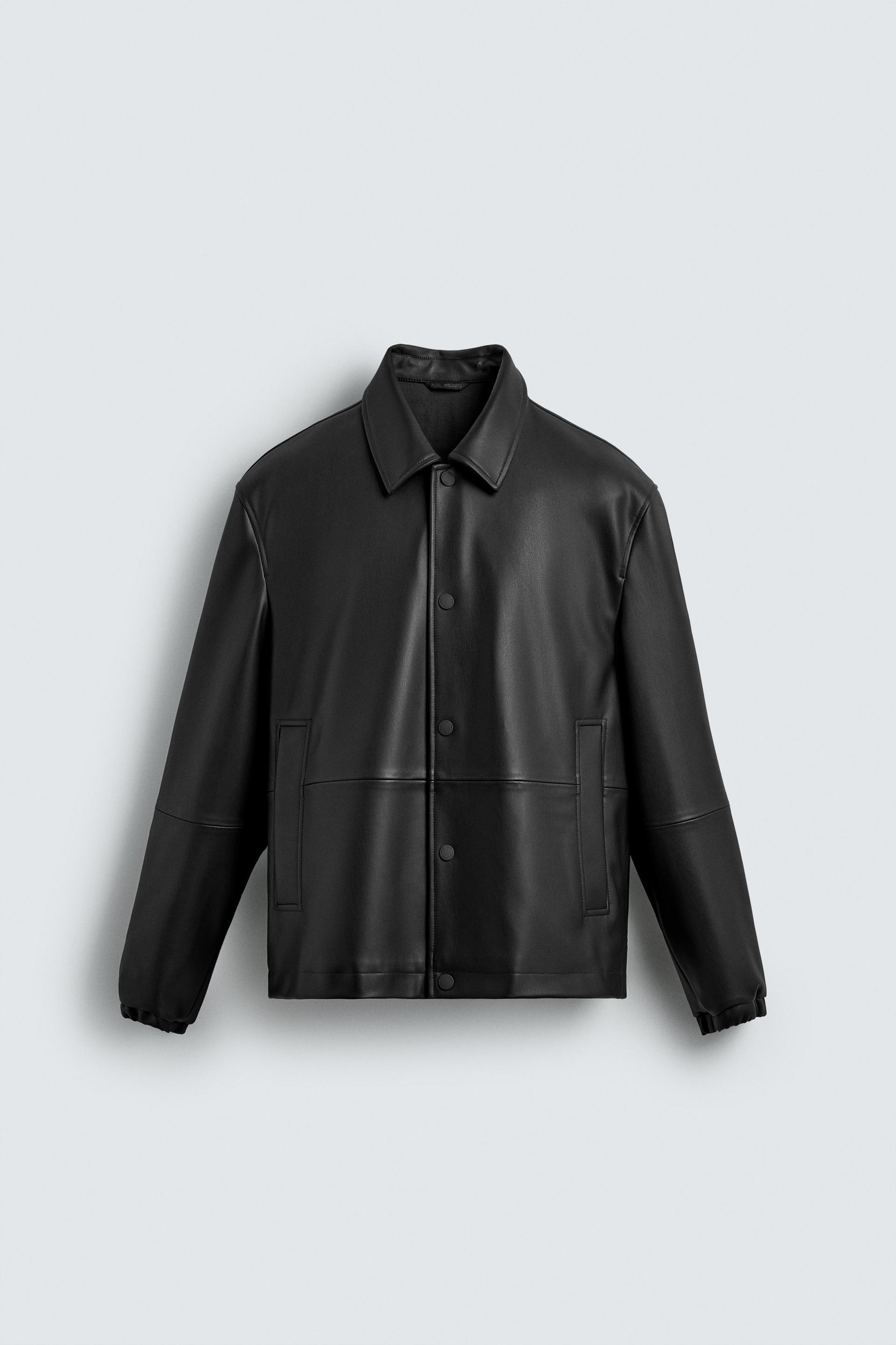 FAUX LEATHER JACKET by ZARA