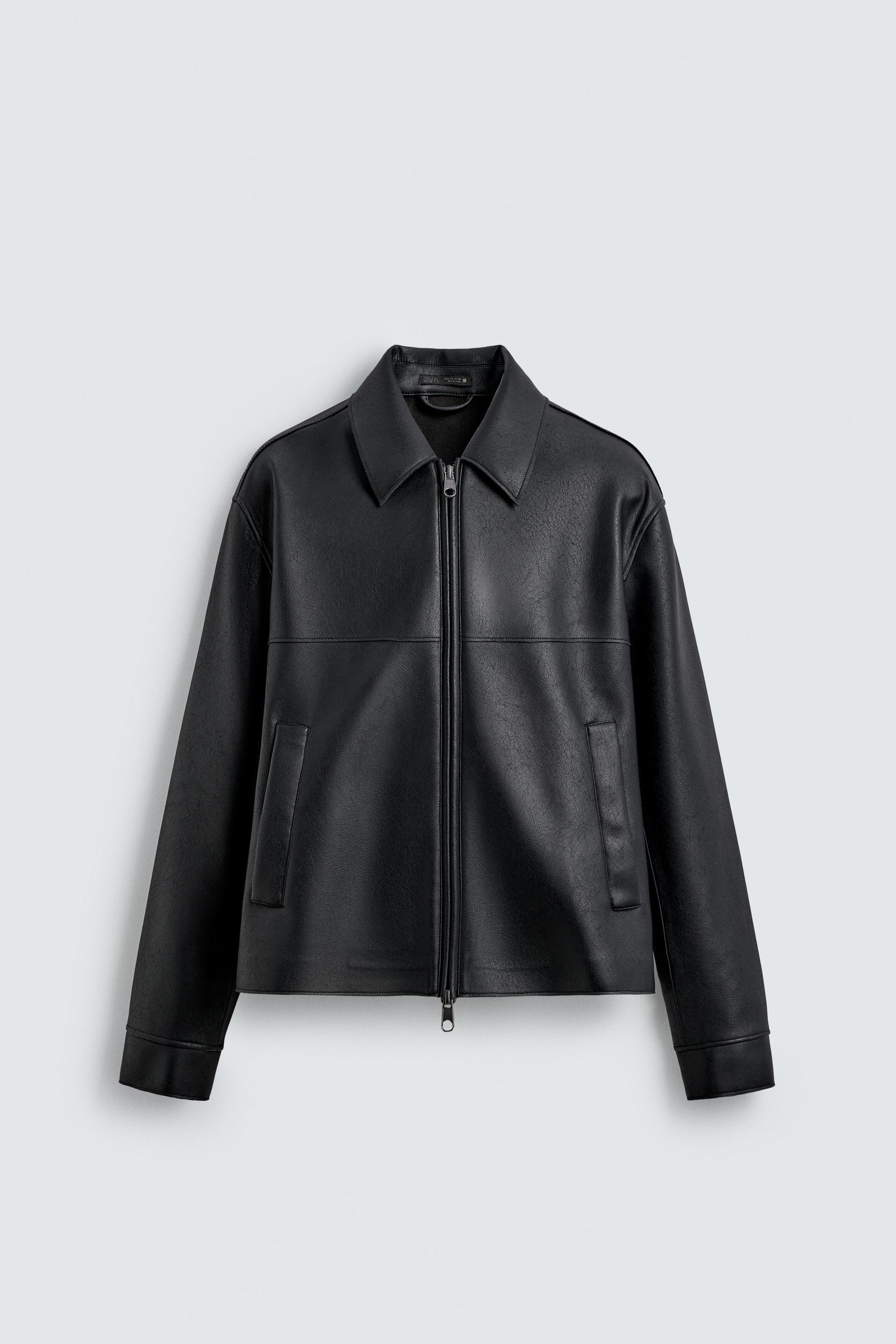 FAUX LEATHER JACKET by ZARA