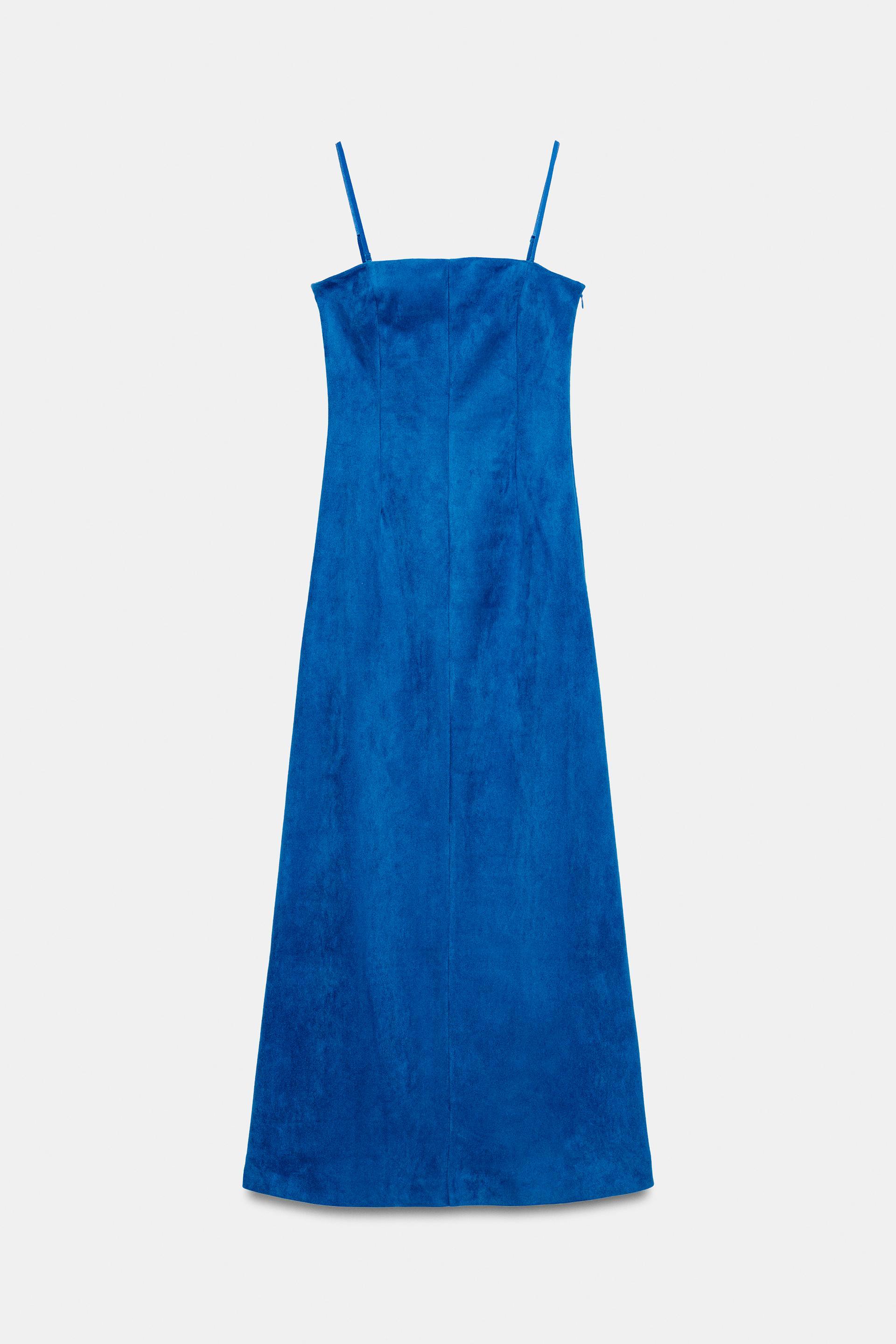 FAUX SUEDE DRESS by ZARA