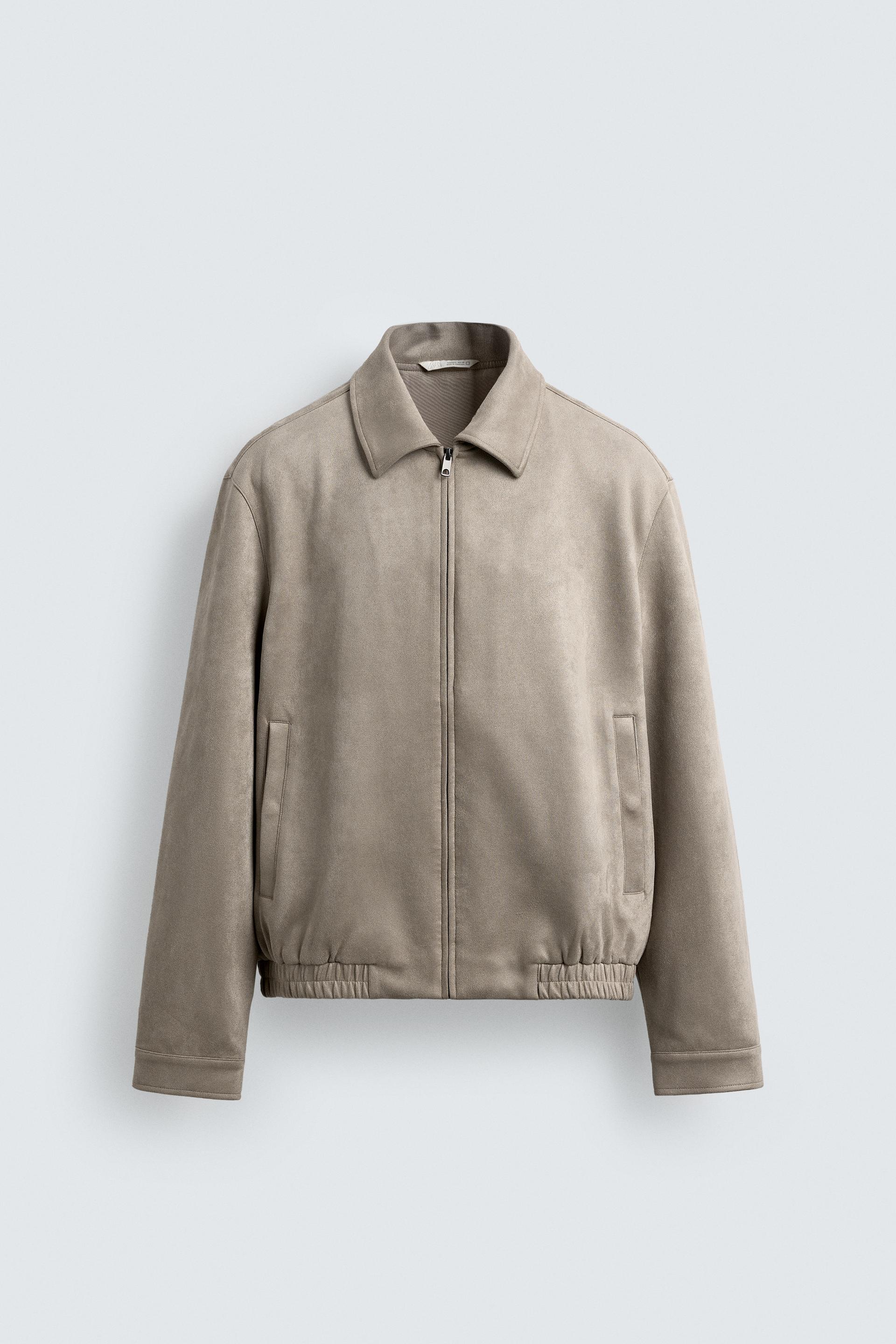FAUX SUEDE JACKET by ZARA