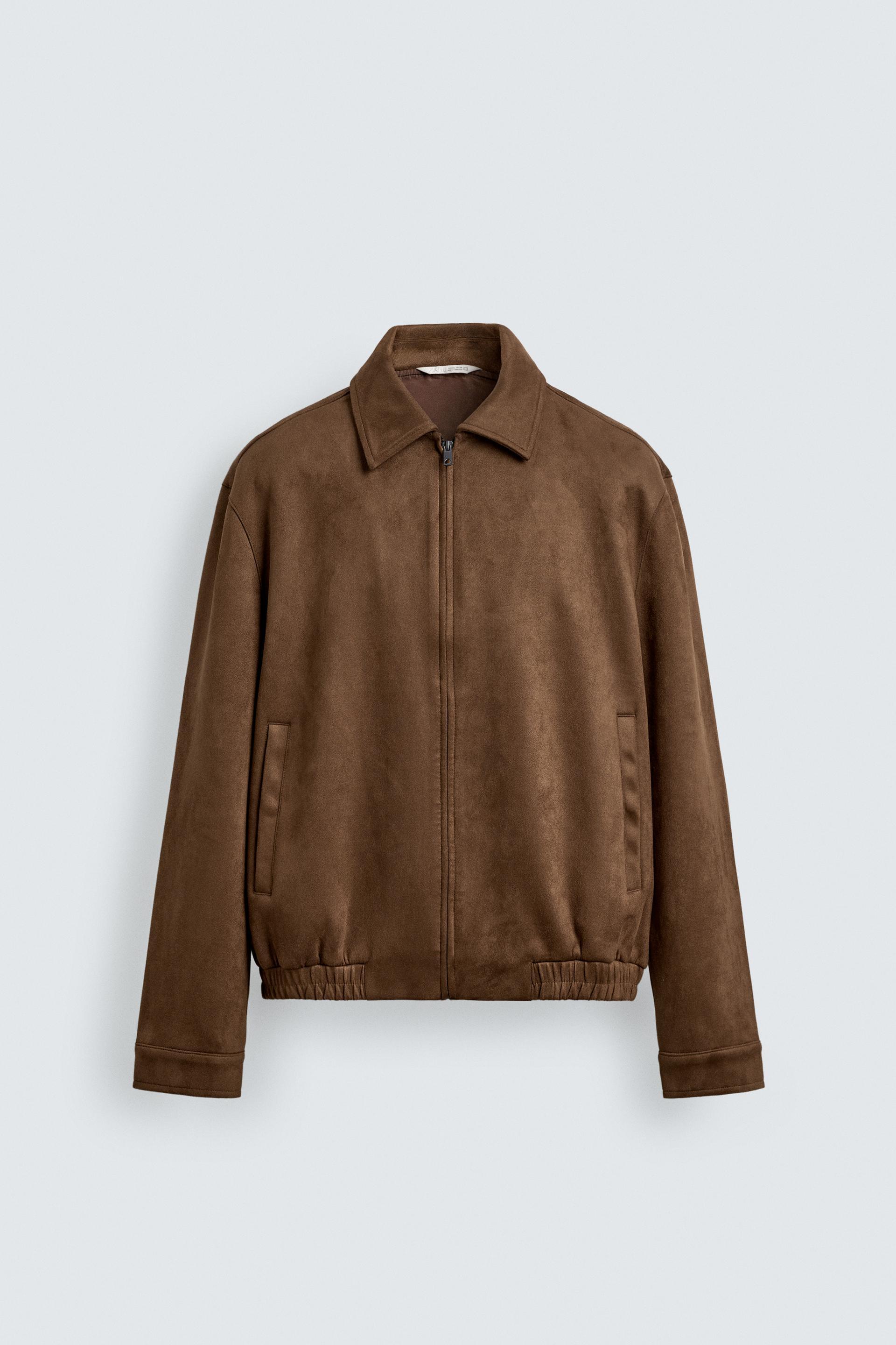 FAUX SUEDE JACKET by ZARA