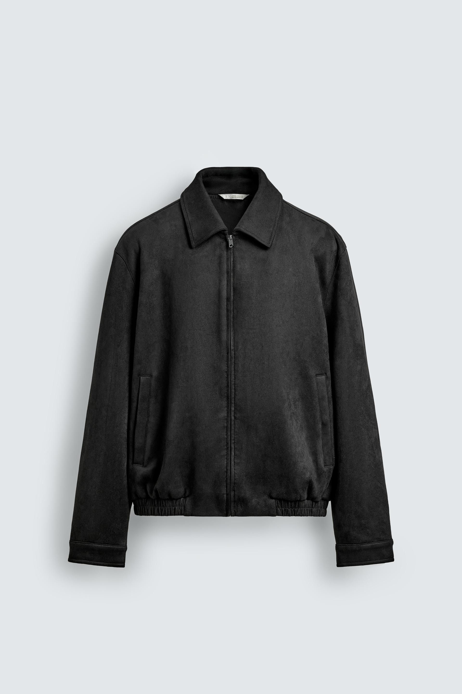 FAUX SUEDE JACKET by ZARA