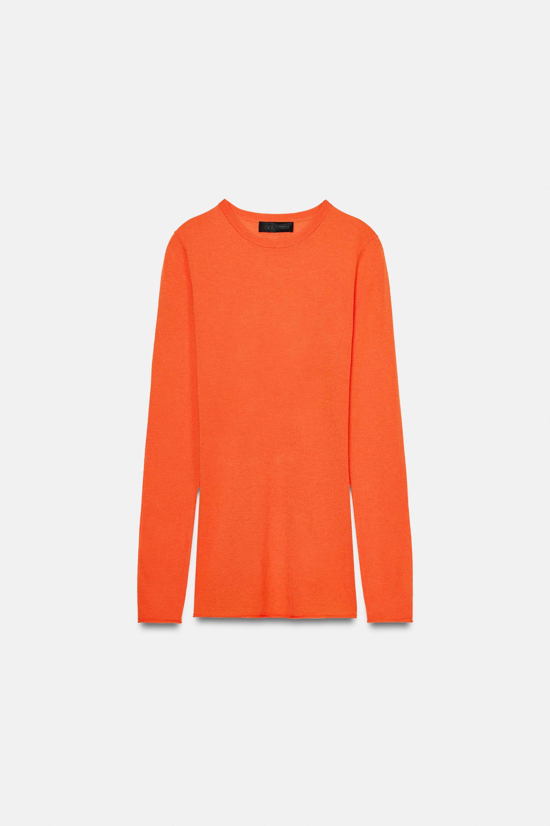 FINE KNIT WOOL JUMPER by ZARA