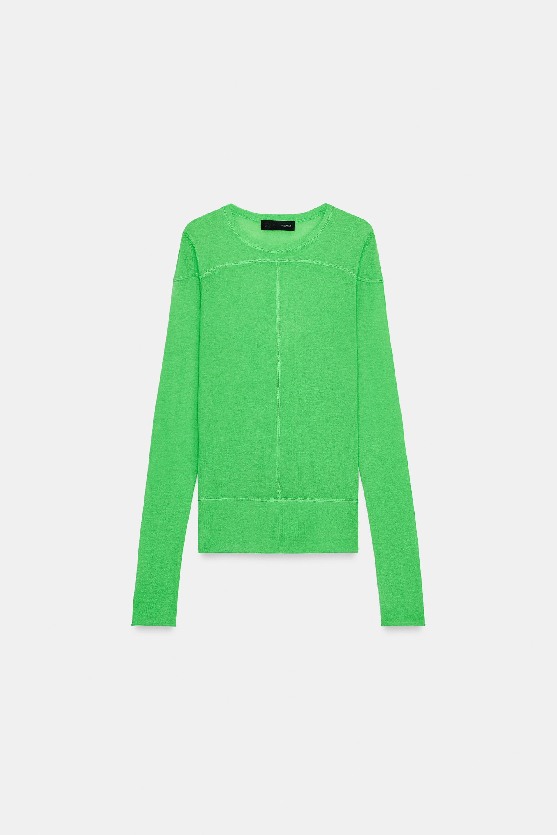 FINE-KNIT WOOL JUMPER by ZARA