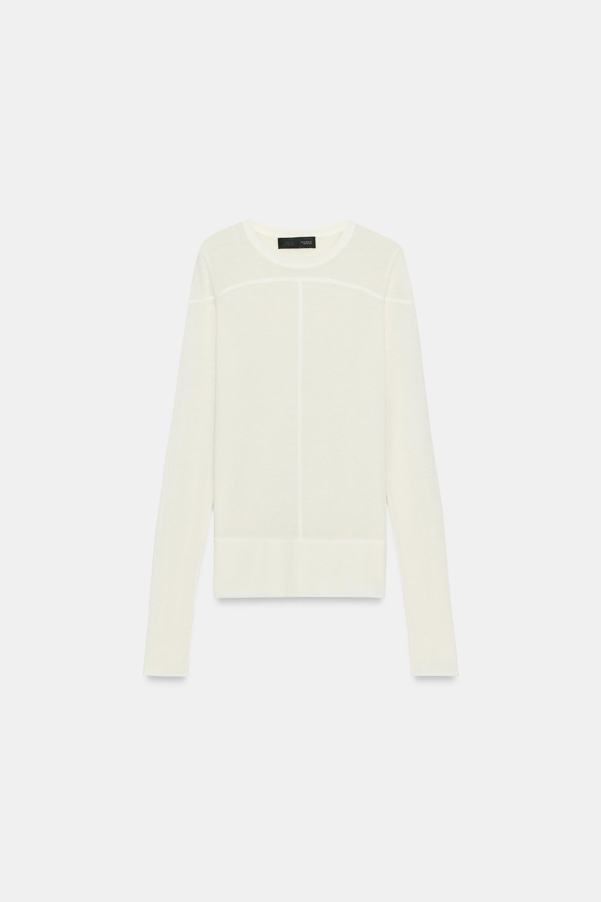 FINE-KNIT WOOL JUMPER by ZARA