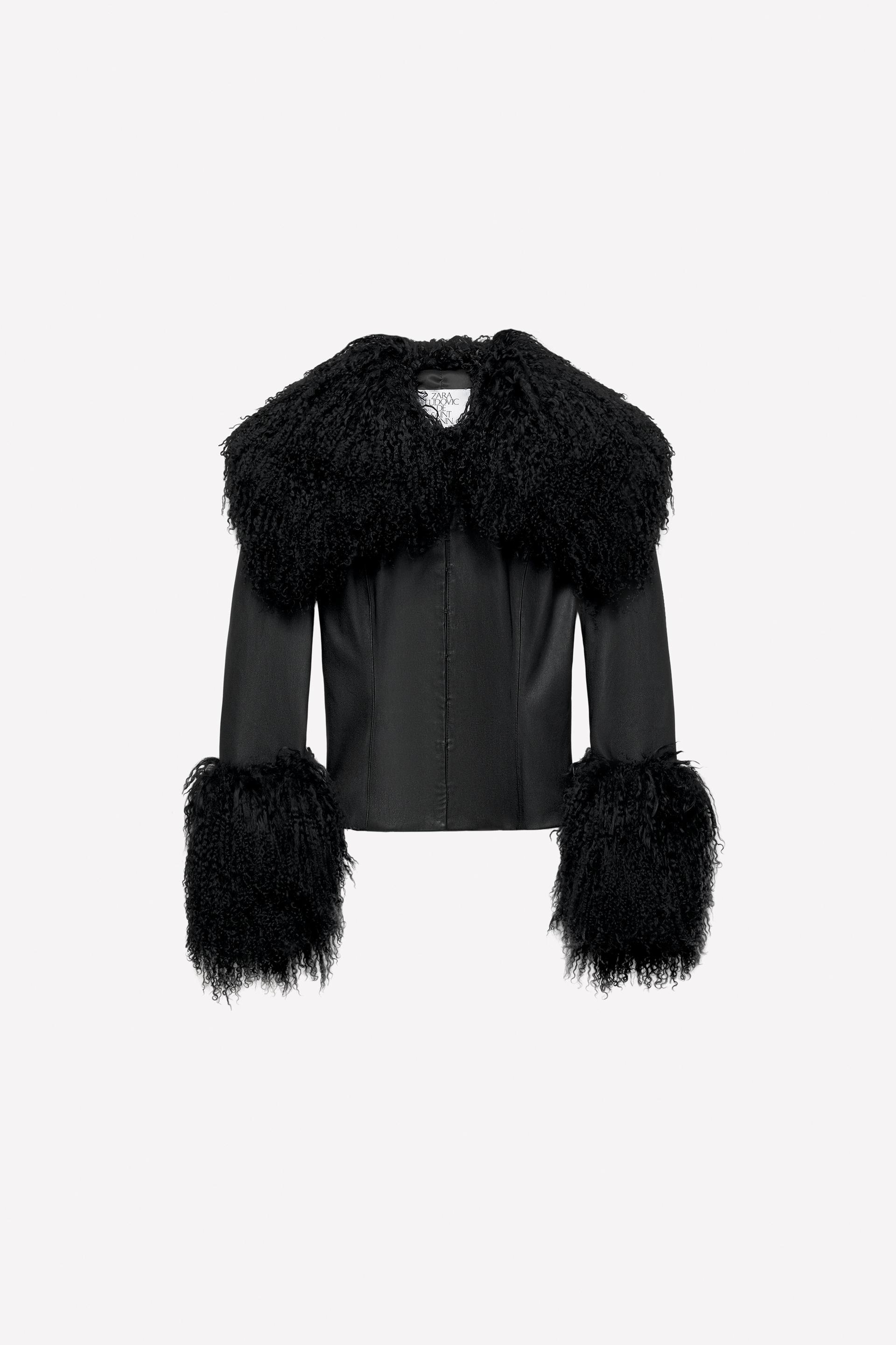 FITTED LEATHER JACKET LUDOVIC DE SAINT SERNIN x ZARA by ZARA