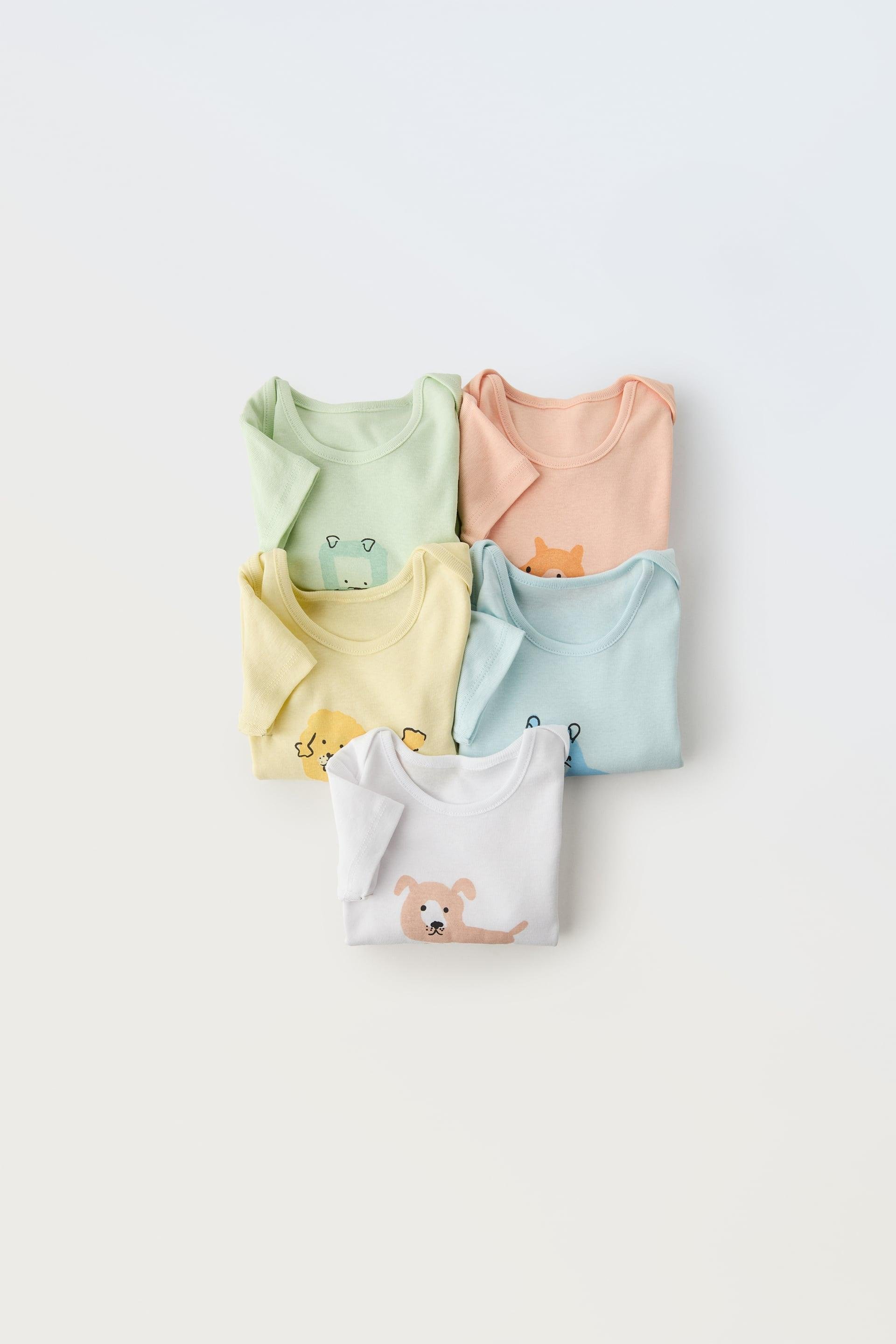 FIVE-PACK OF DOG BODYSUITS by ZARA