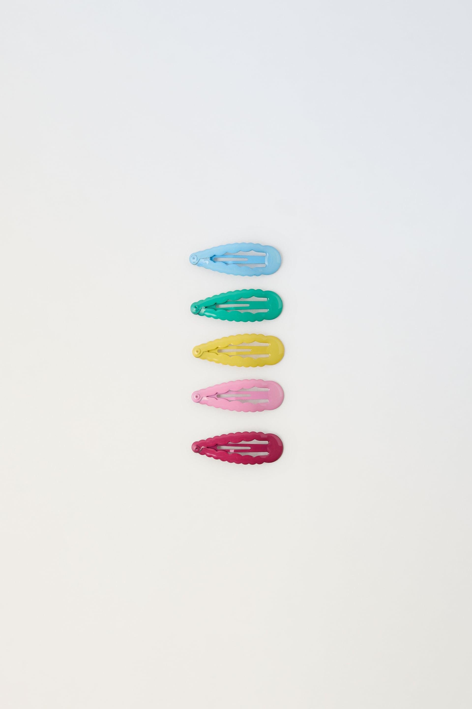 FIVE-PACK OF WAVY HAIR CLIPS by ZARA