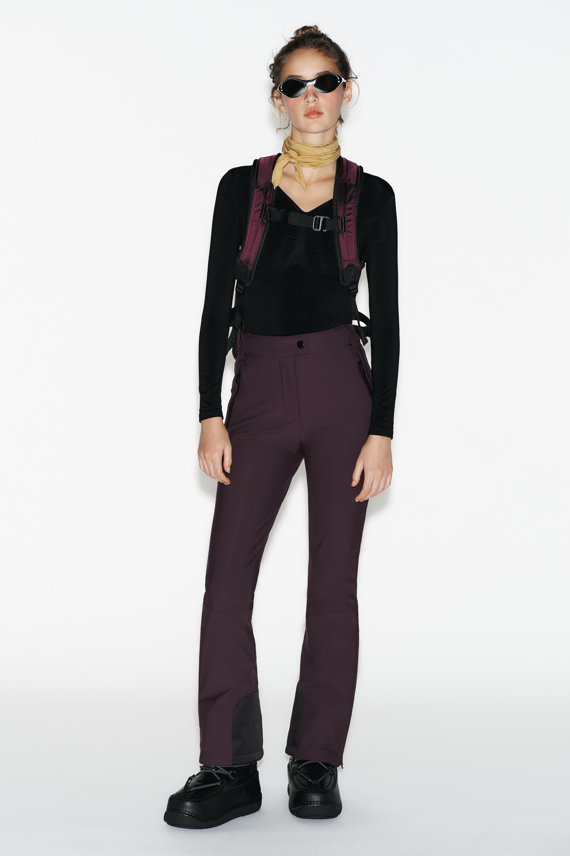 FLARE WATER RESISTANT WINDPROOF RECCO® TECHNOLOGY SKI COLLECTION PANTS by ZARA FLARE WATER RESISTANT WINDPROOF RECCO® TECHNOLOGY SKI COLLECTION PANTS by ZARA