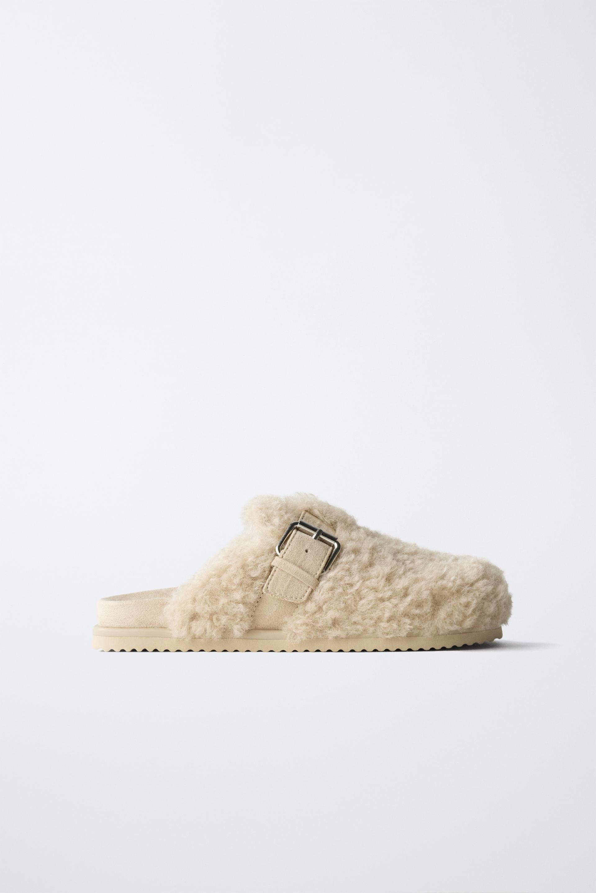 FLEECE CLOGS by ZARA