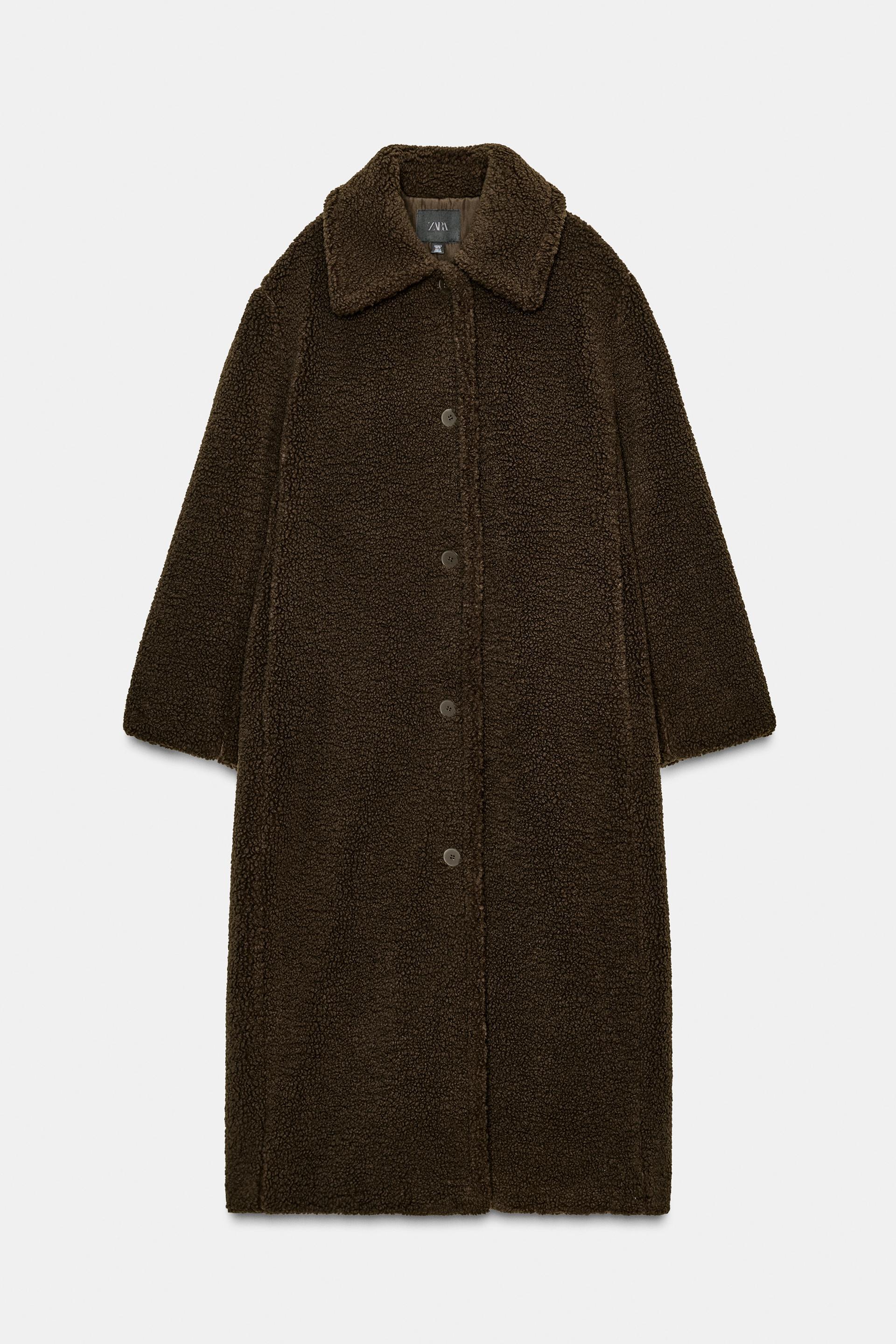 FLEECE COAT by ZARA