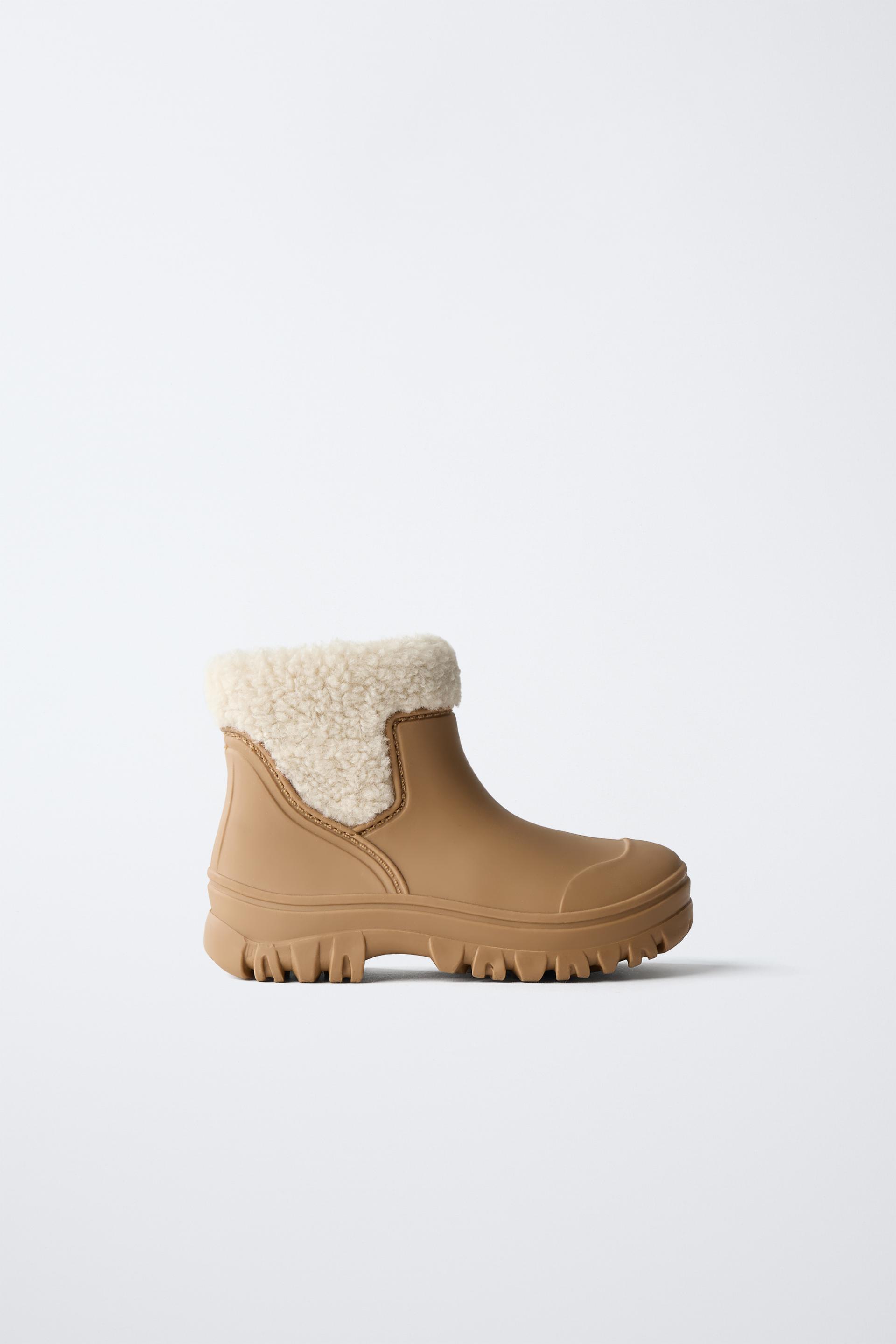 FLEECE RAIN BOOTS by ZARA