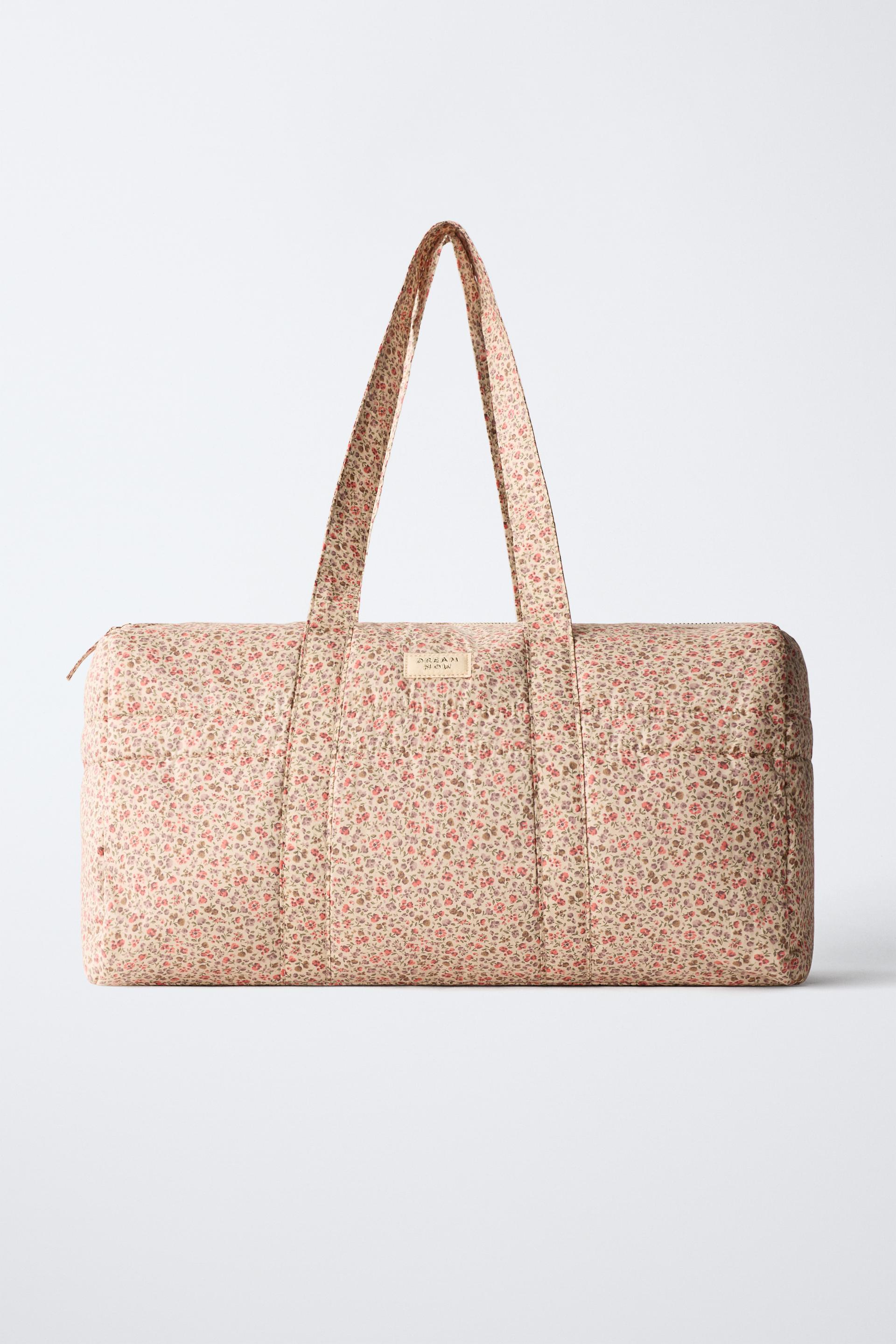 FLORAL BOWLING BAG by ZARA