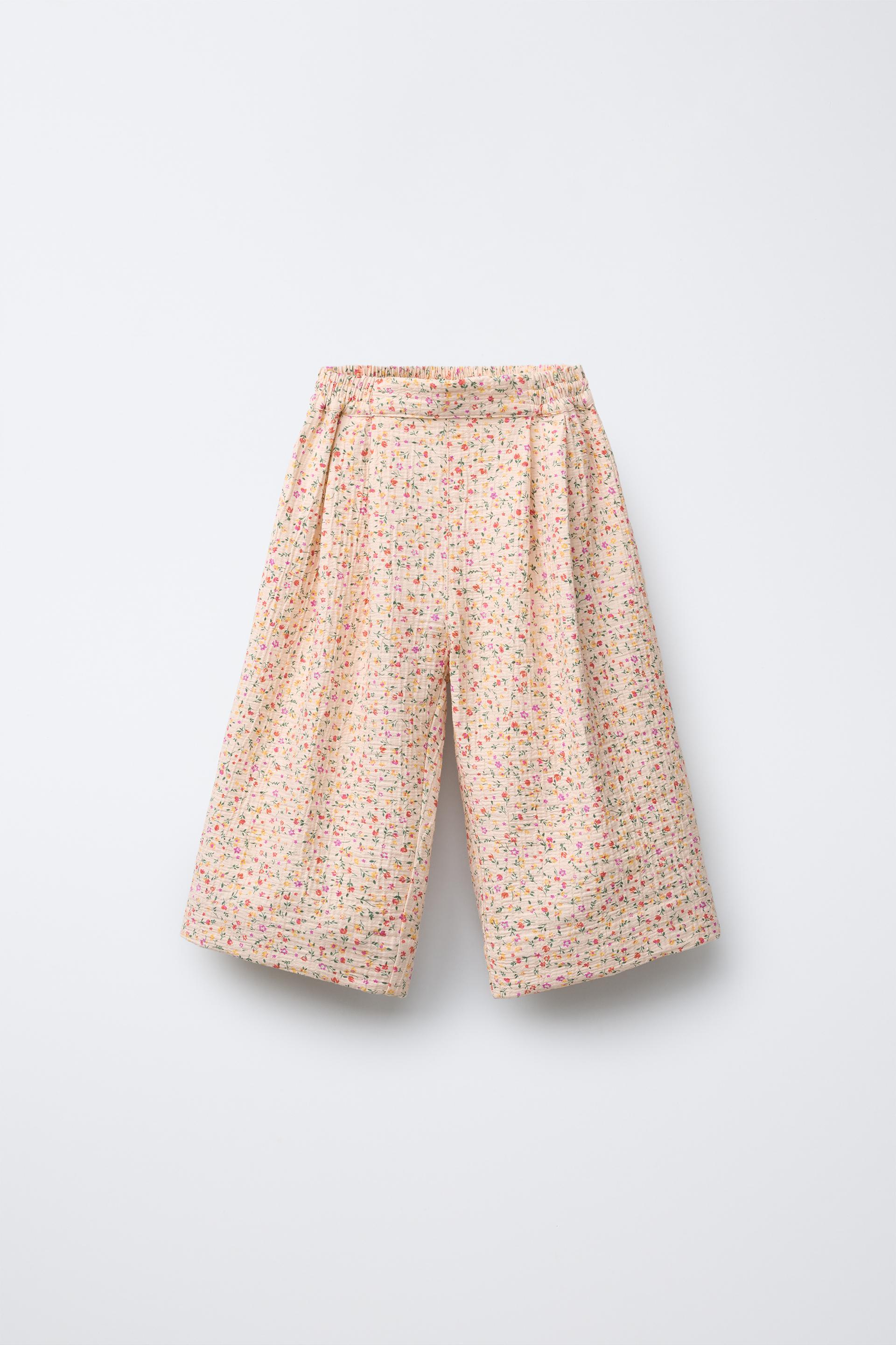 FLORAL CULOTTES by ZARA