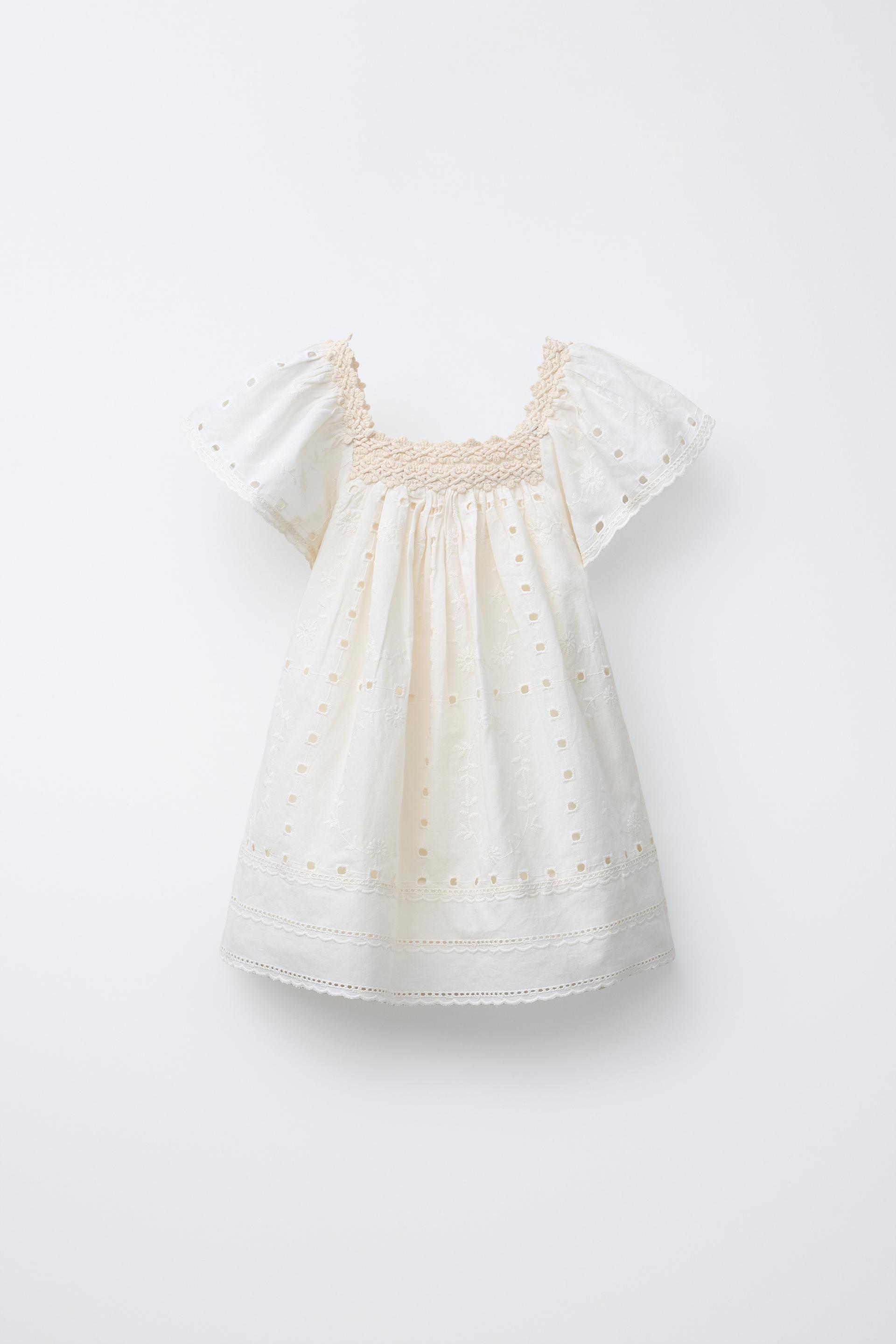 FLORAL EMBROIDERY DRESS by ZARA