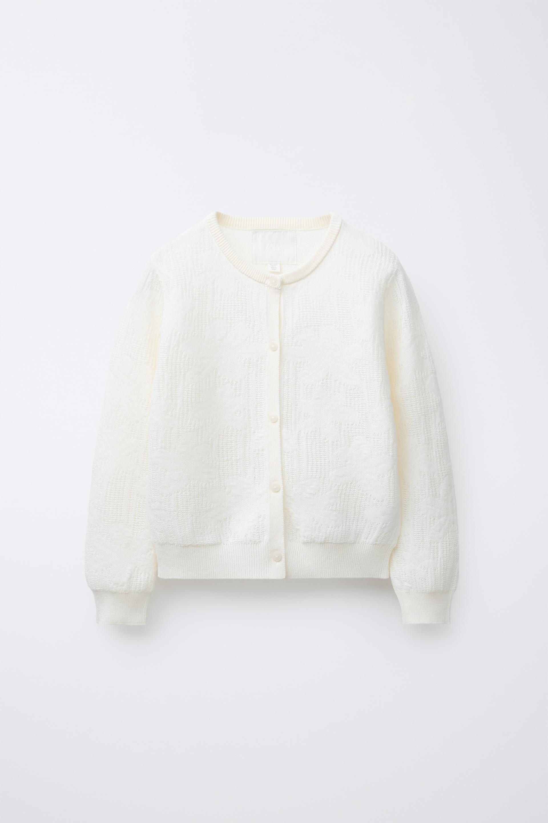 FLORAL JACQUARD FINE JACKET by ZARA