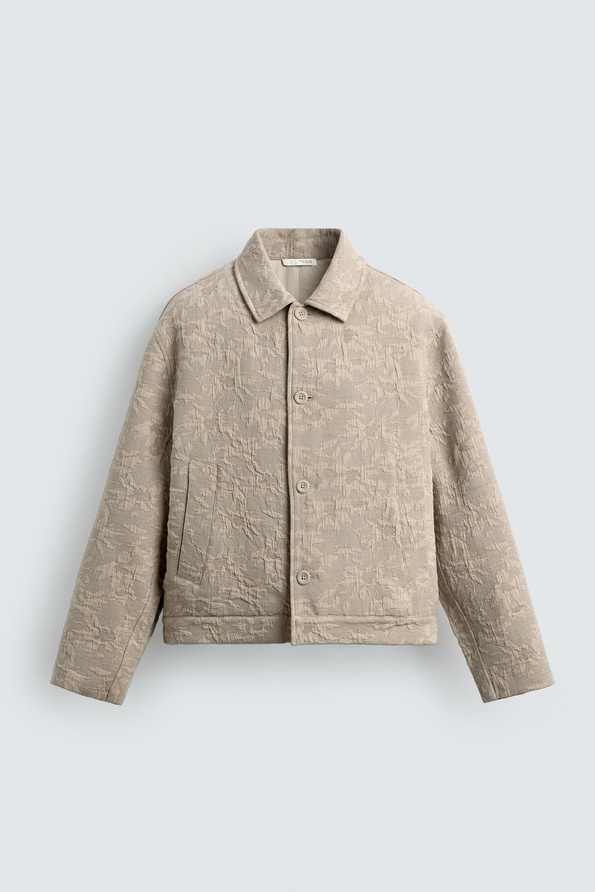 FLORAL JACQUARD JACKET by ZARA