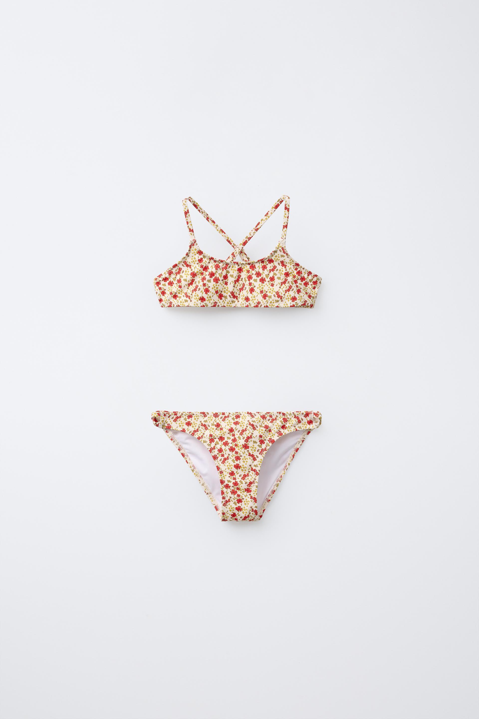 FLORAL PRINT BIKINI by ZARA