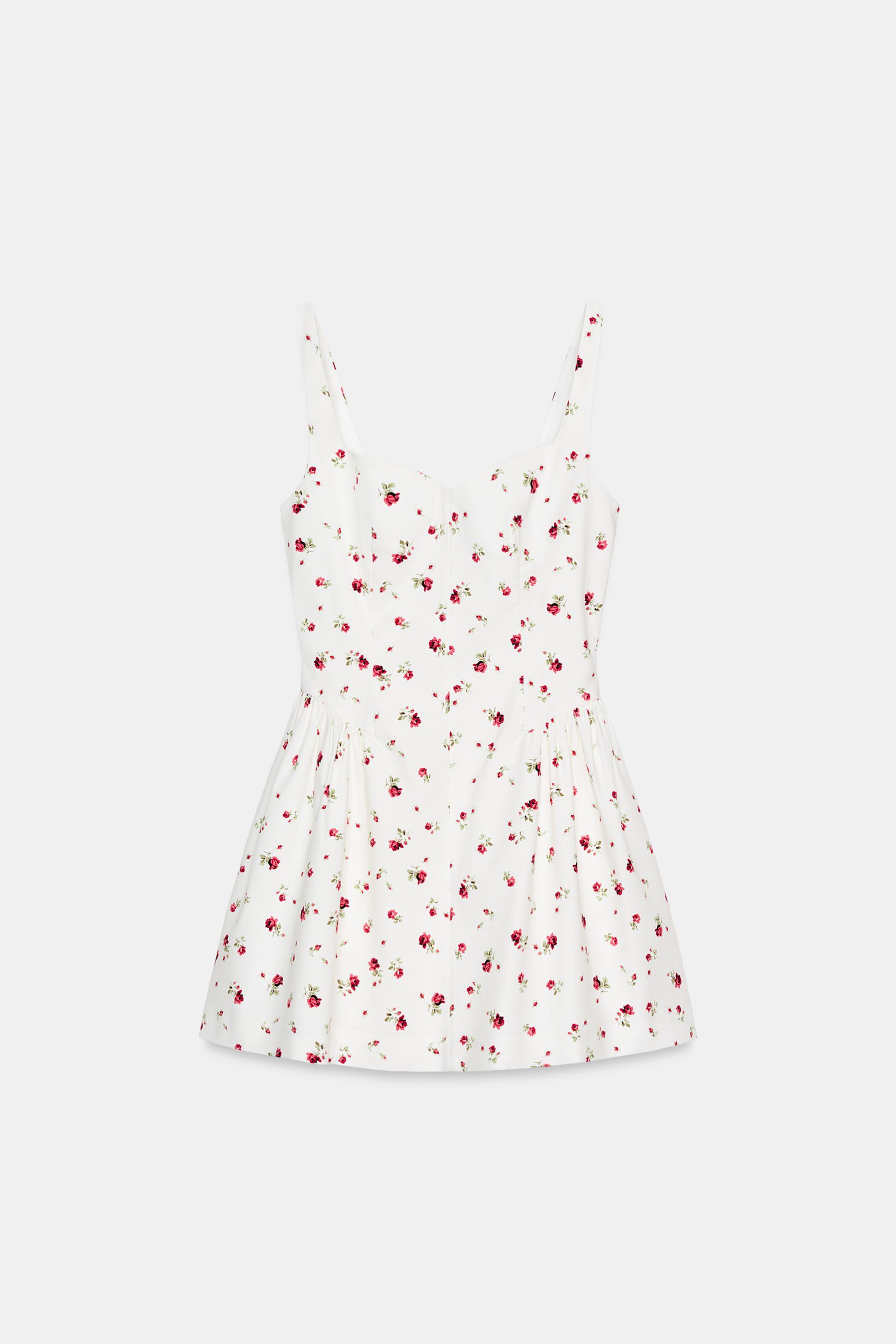 FLORAL PRINT VOLUME DRESS by ZARA