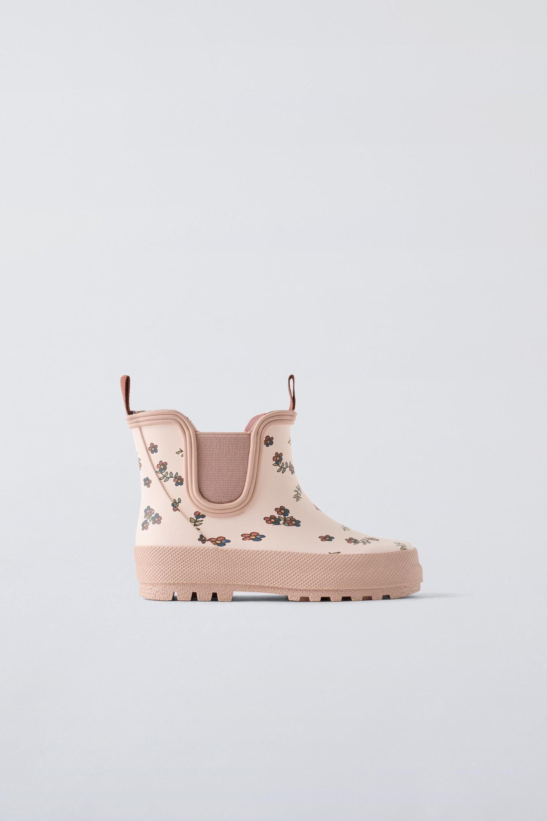 FLORAL RAIN BOOTS by ZARA