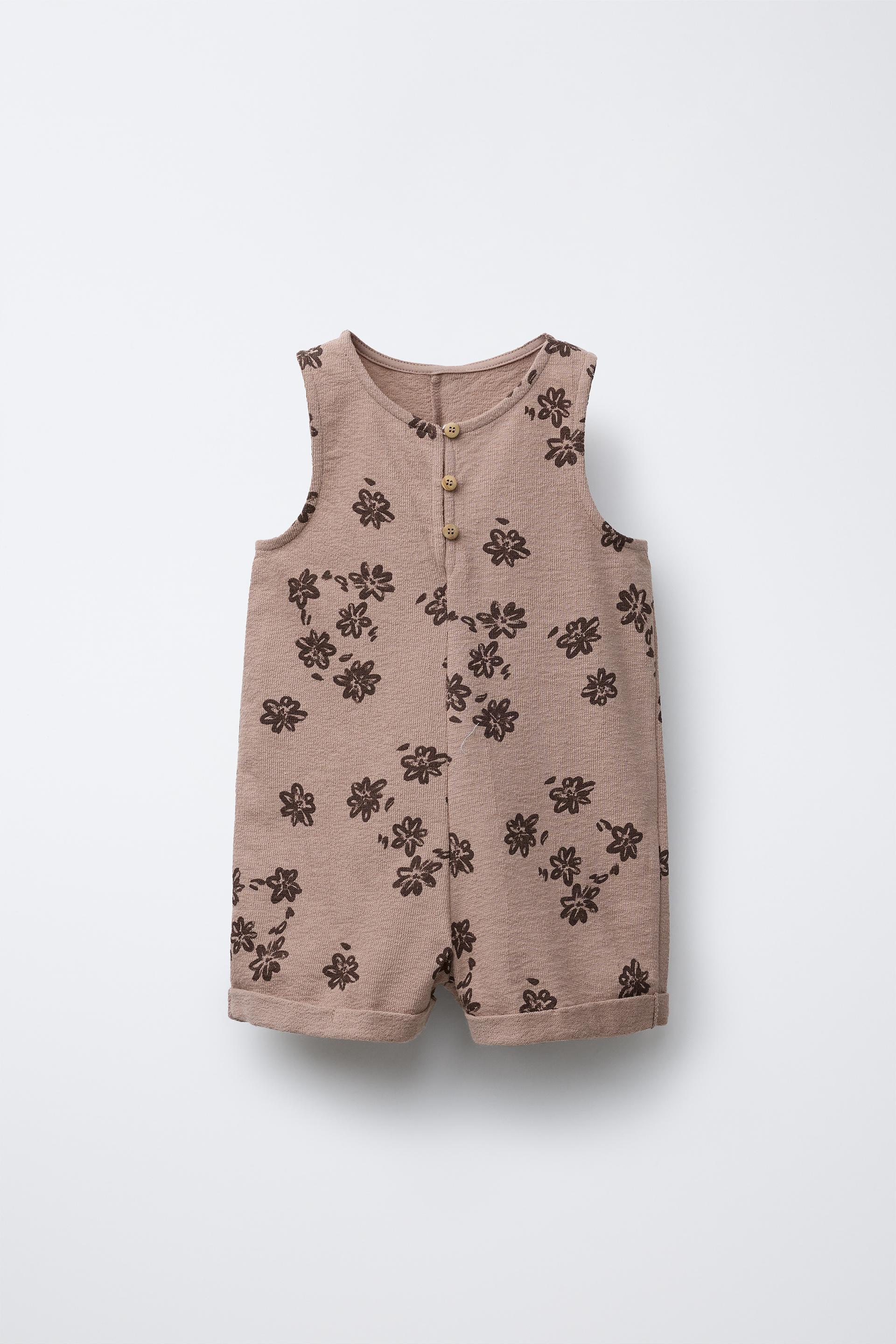 FLORAL SHORT JUMPSUIT by ZARA