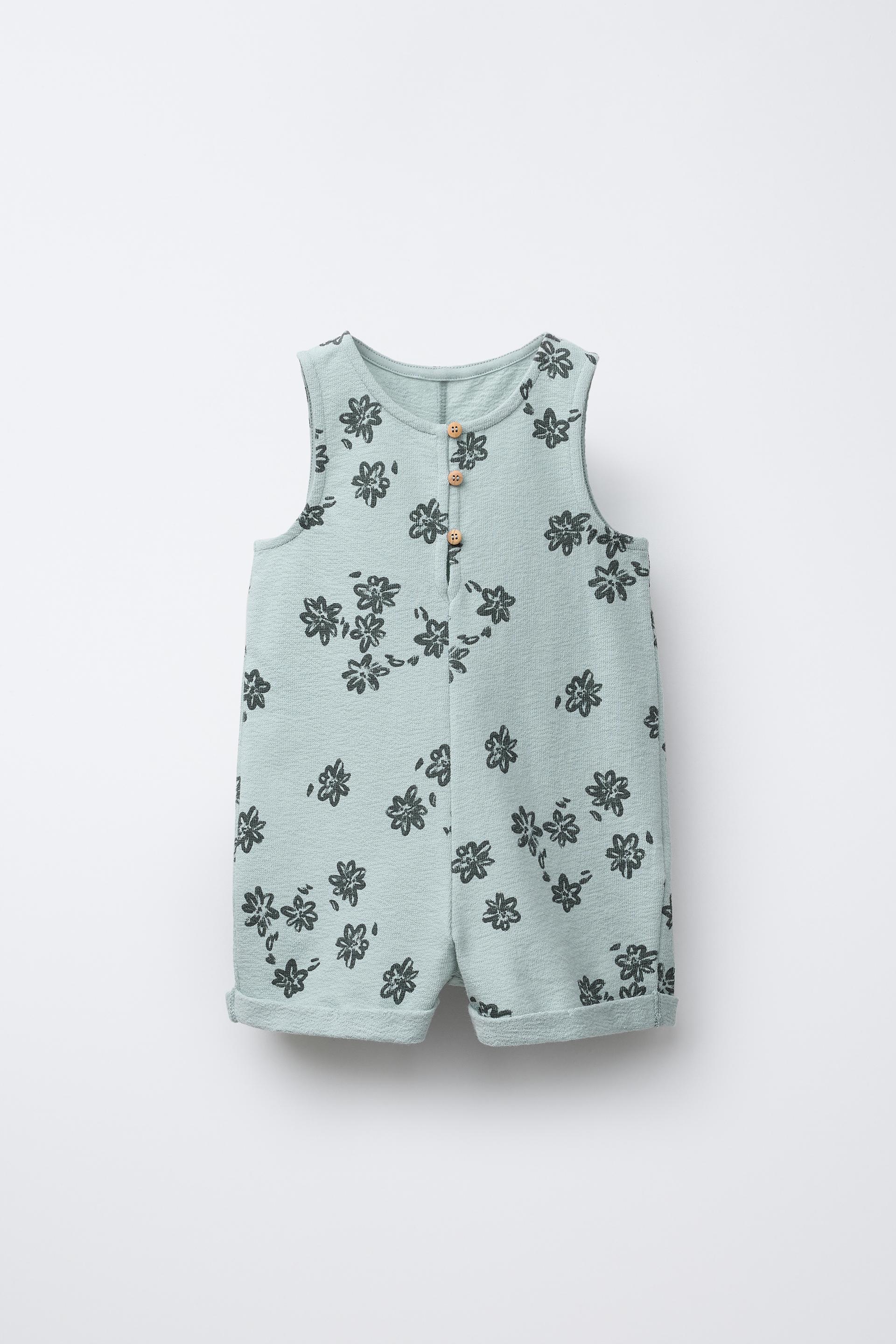 FLORAL SHORT JUMPSUIT by ZARA