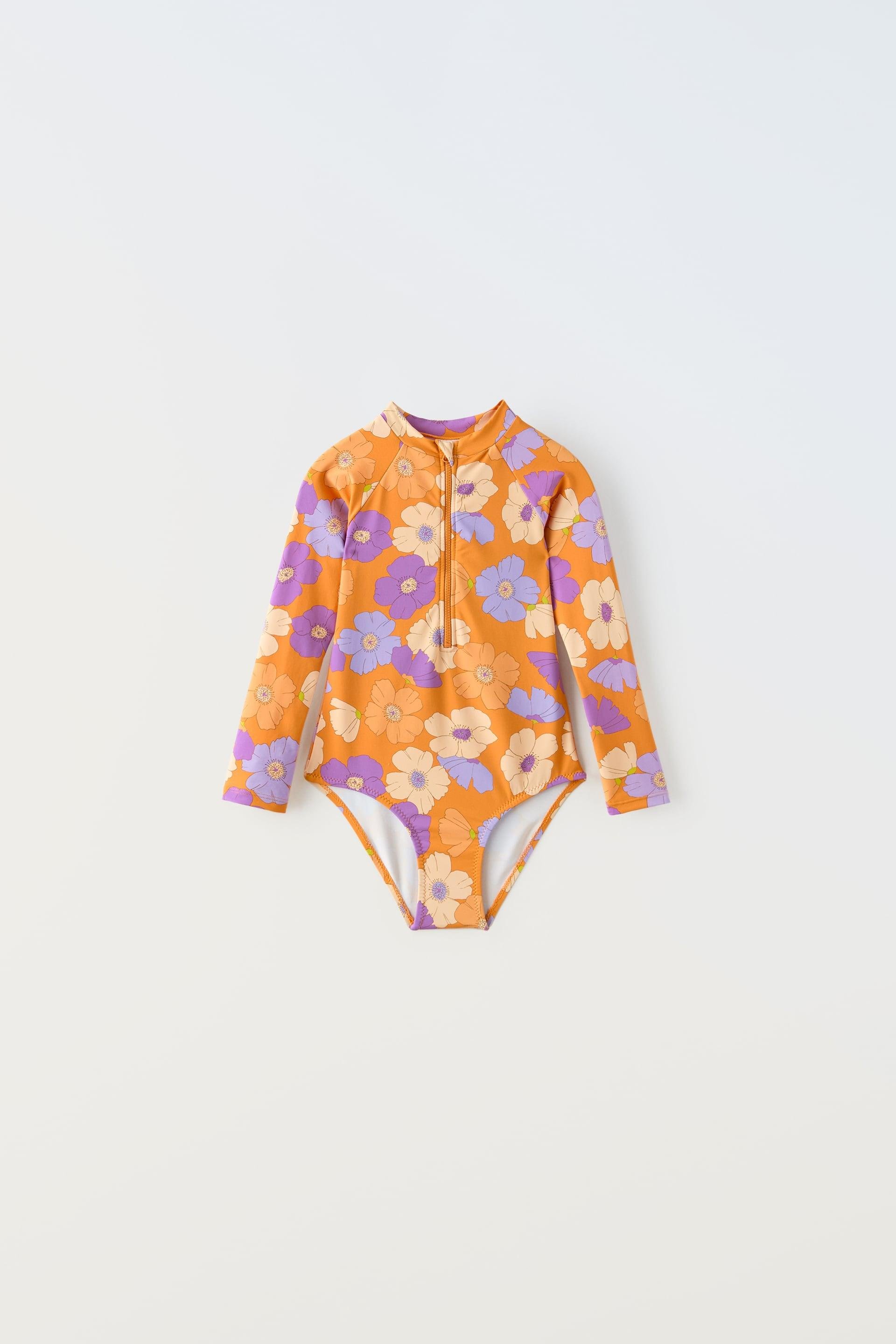 FLORAL SURF SWIMMING MAILLOT by ZARA