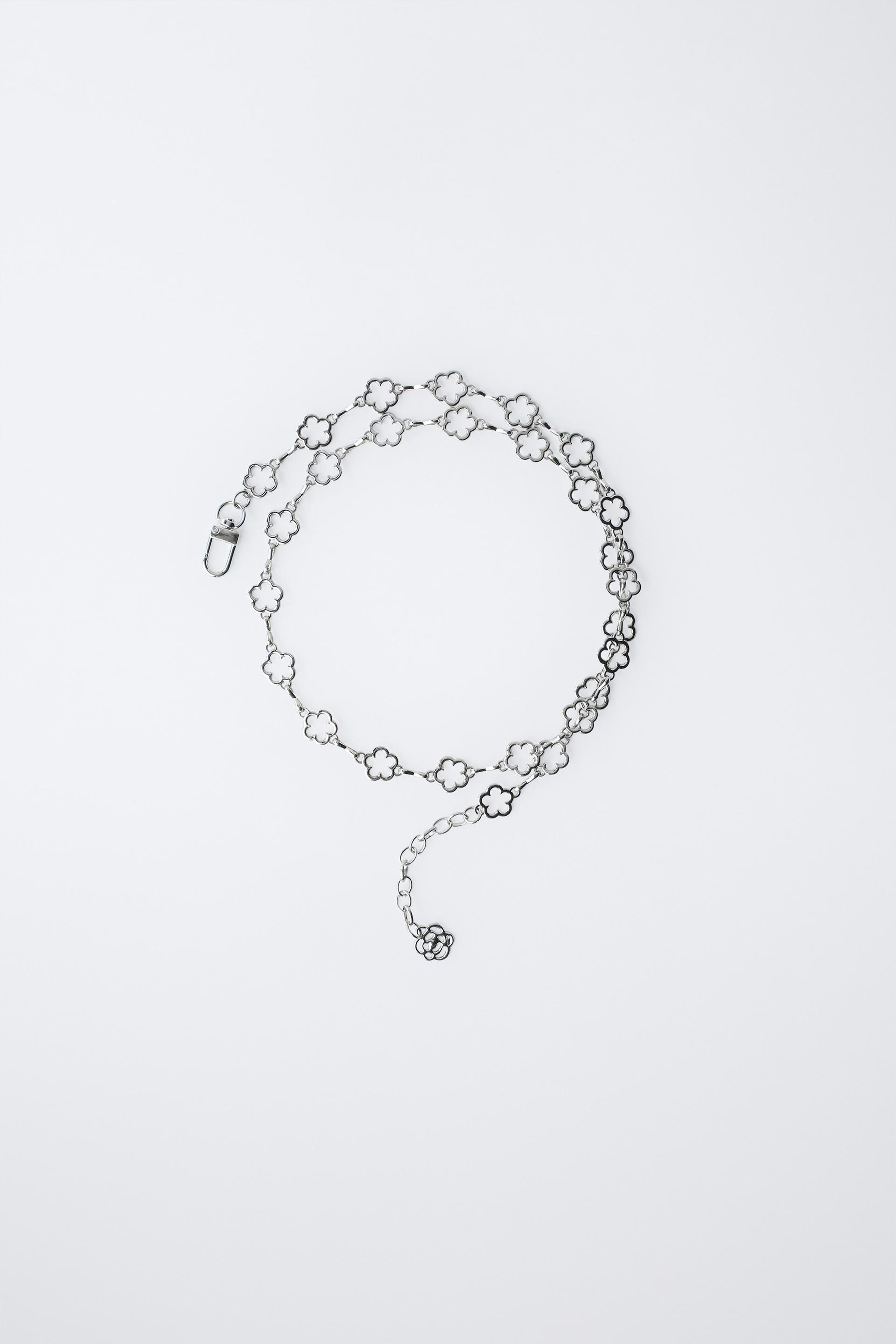 FLOWER CHAIN BELT by ZARA