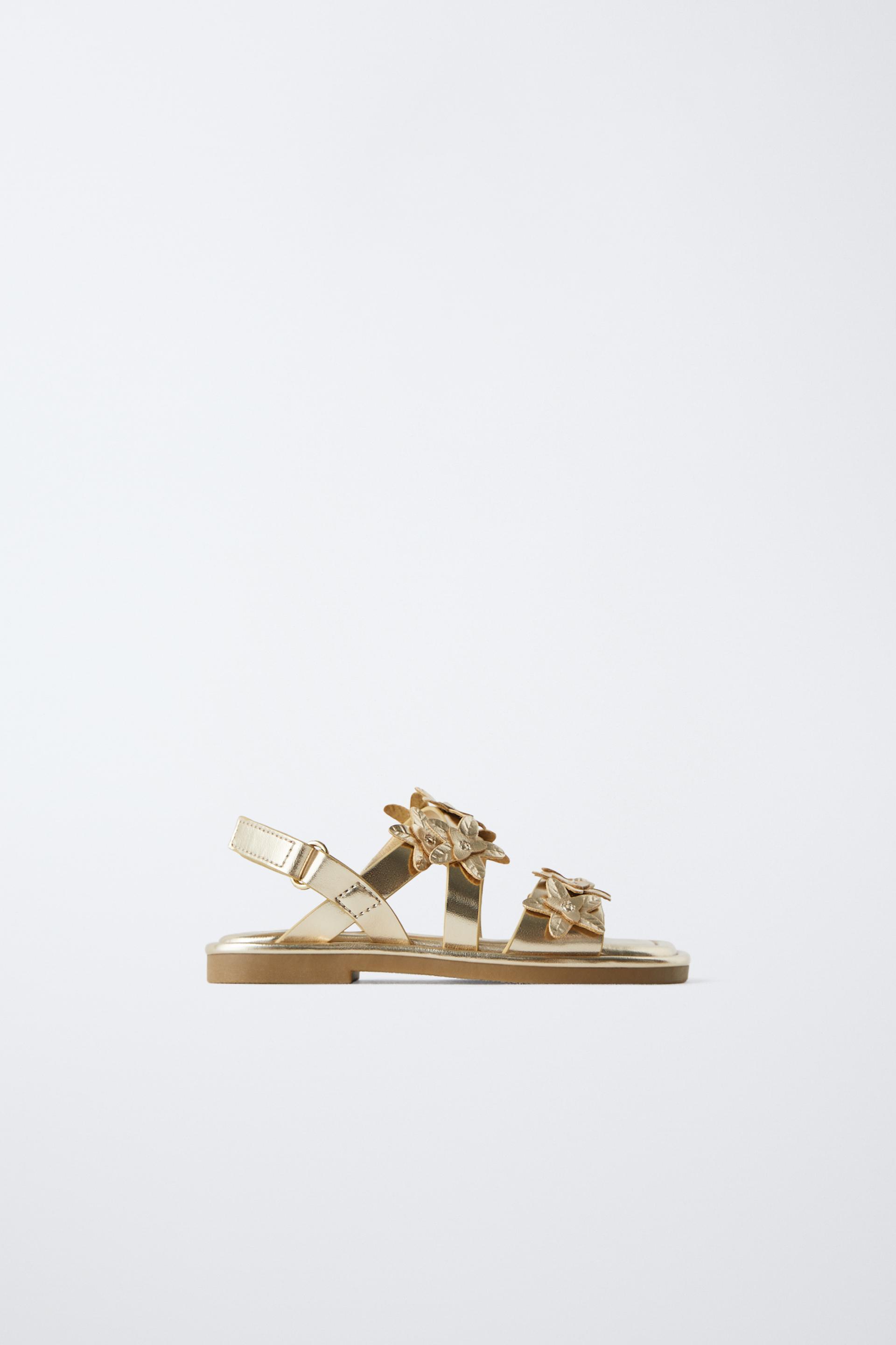 FLOWER SANDALS by ZARA