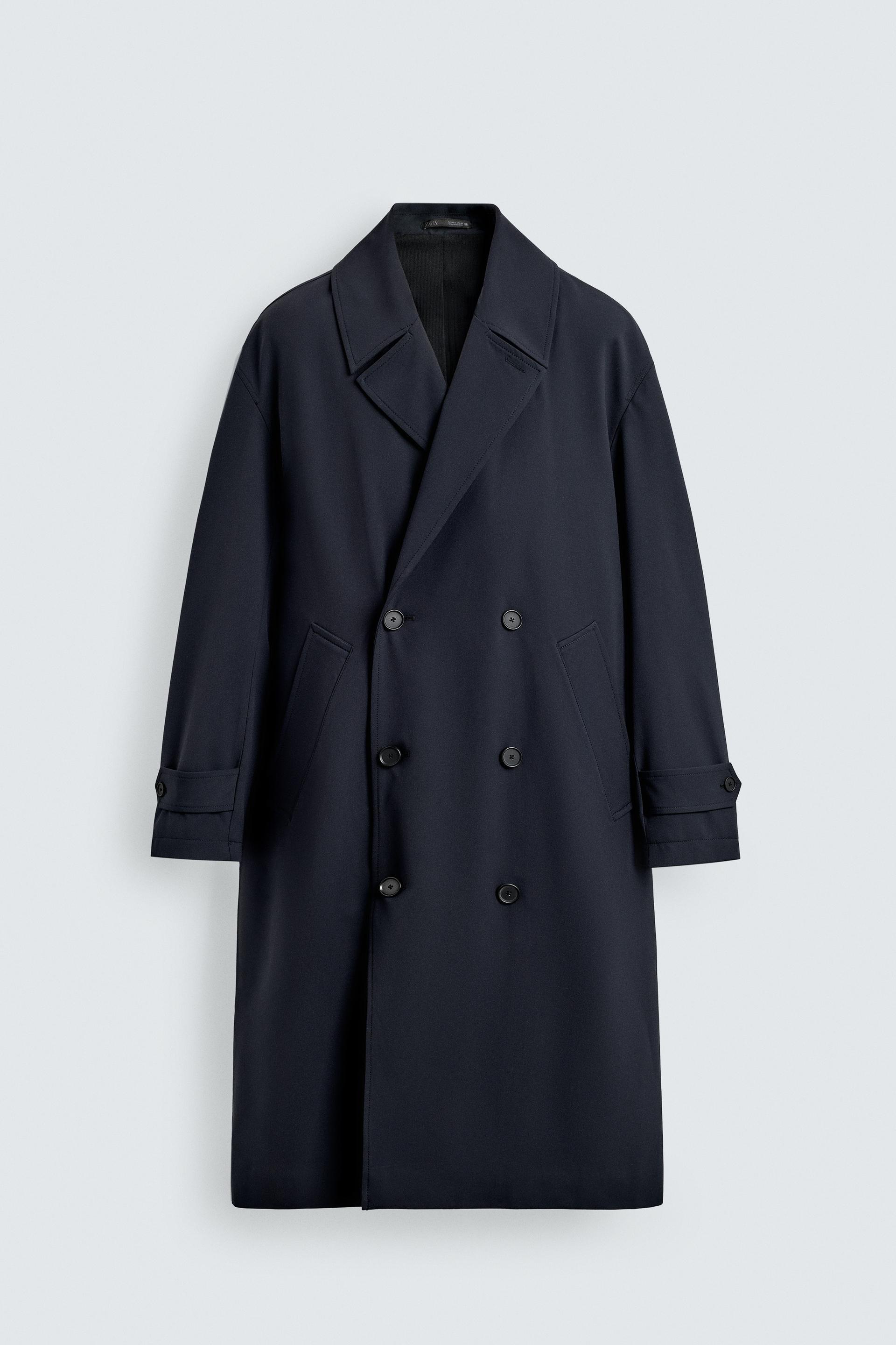 FLOWY DOUBLE BREASTED TRENCH COAT by ZARA