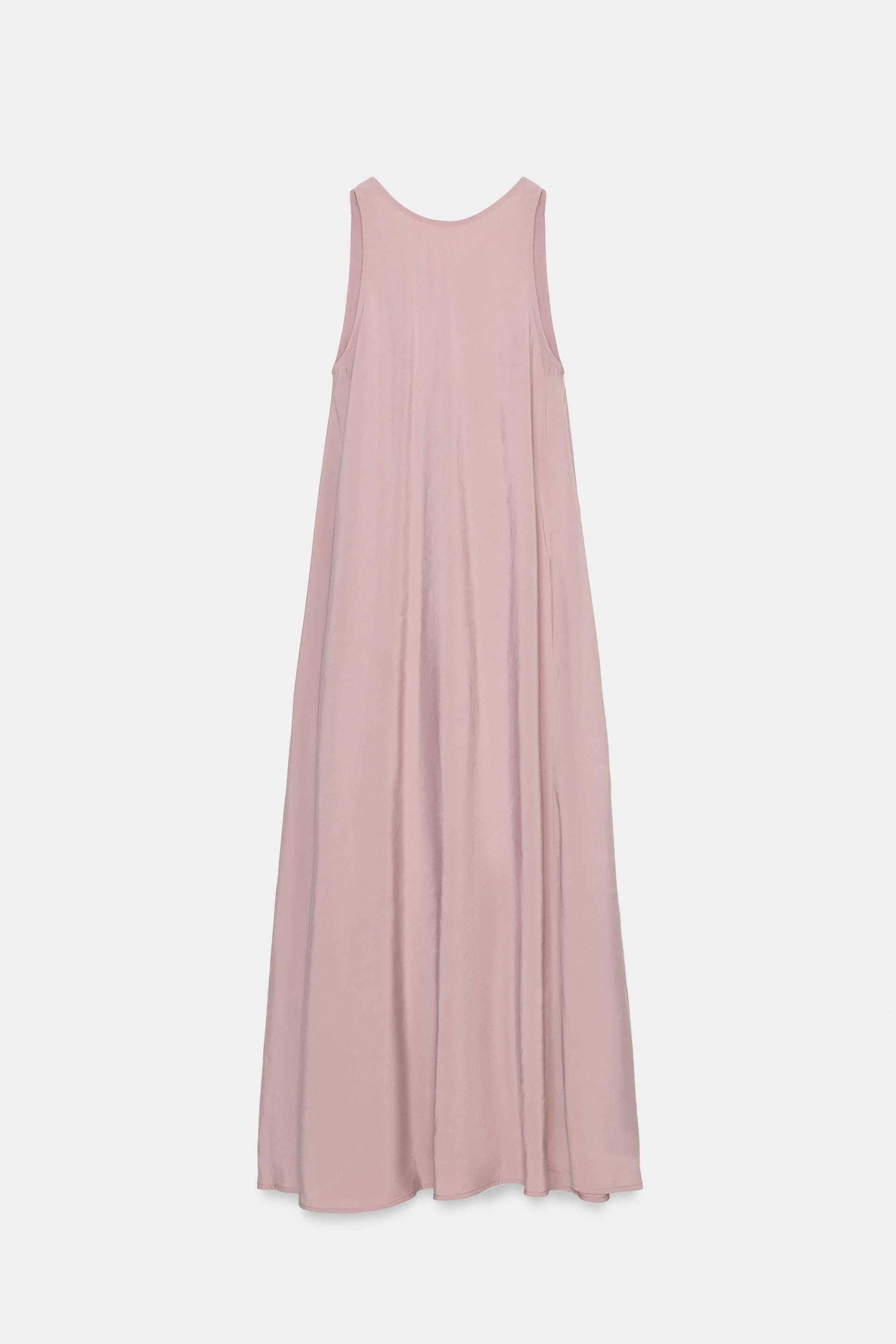 FLOWY LONG DRESS by ZARA