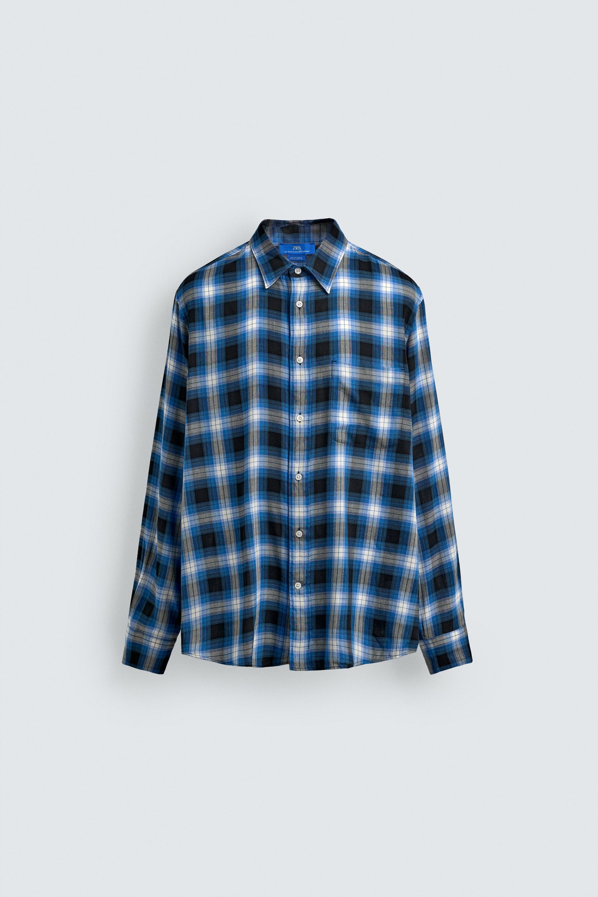 FLOWY PLAID SHIRT AARON LEVINE X ZARA by ZARA