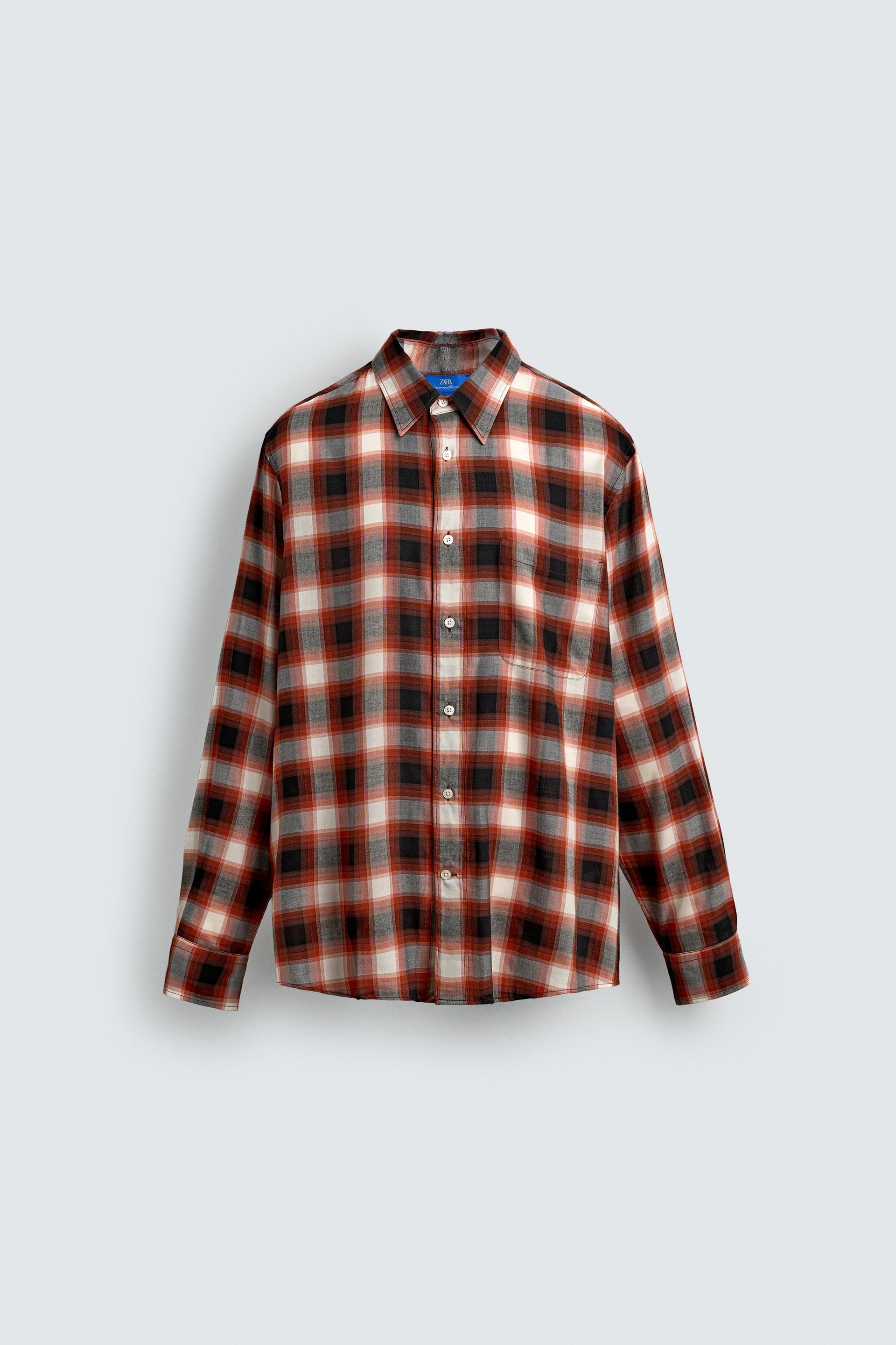 FLOWY PLAID SHIRT AARON LEVINE X ZARA by ZARA