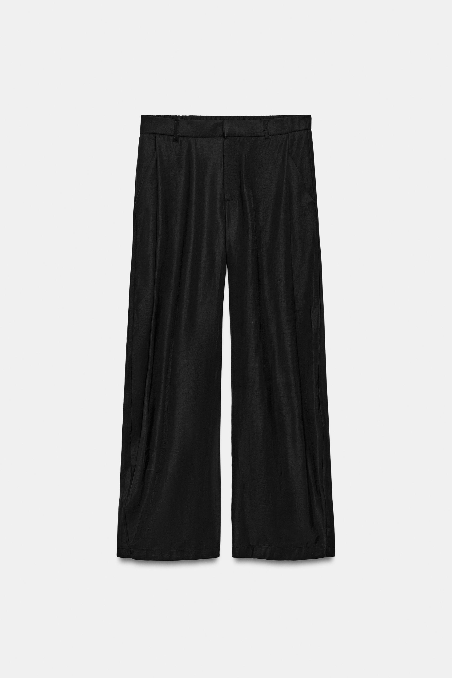 FLOWY PLEATED PANTS by ZARA