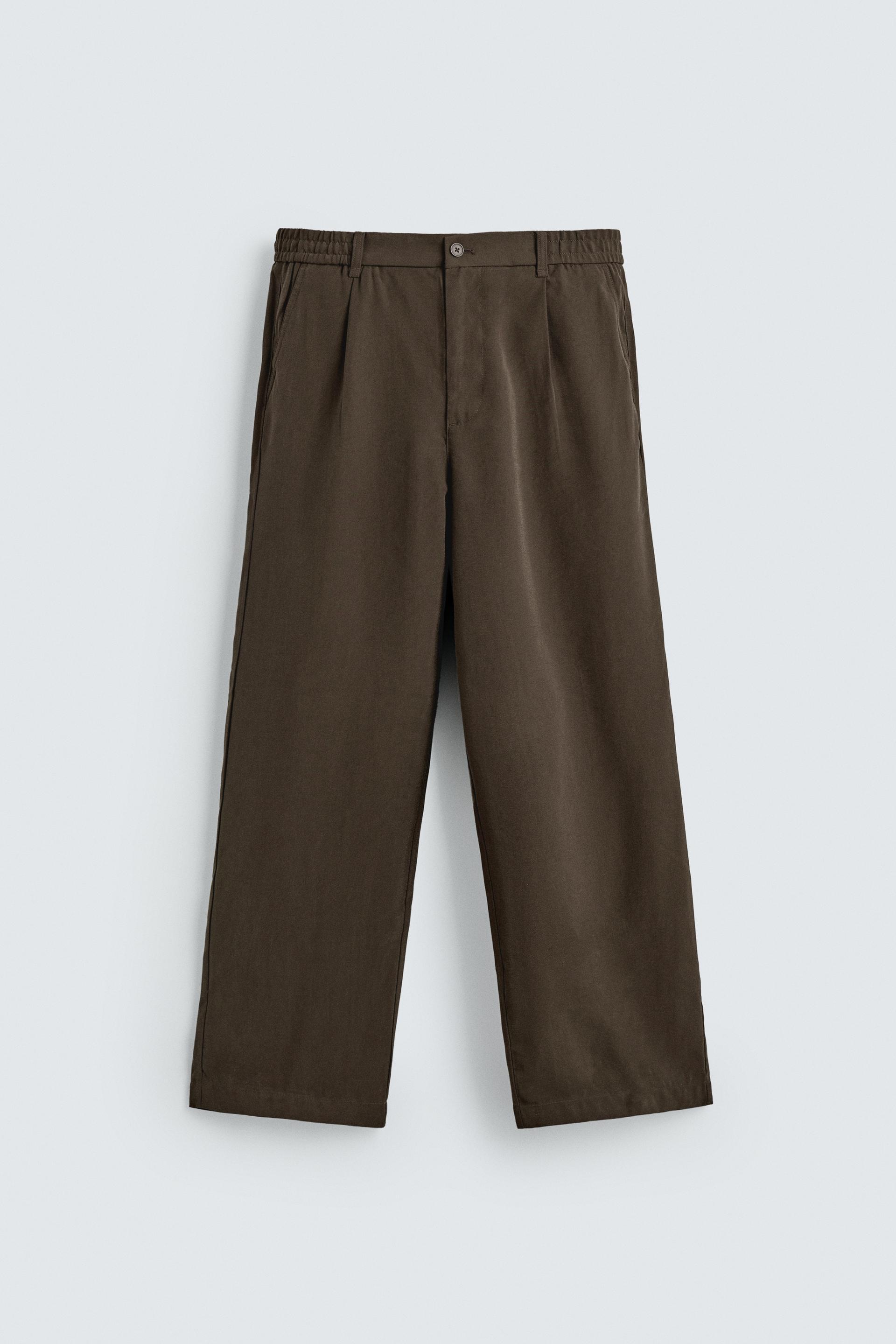 FLOWY RELAXED FIT PANTS by ZARA