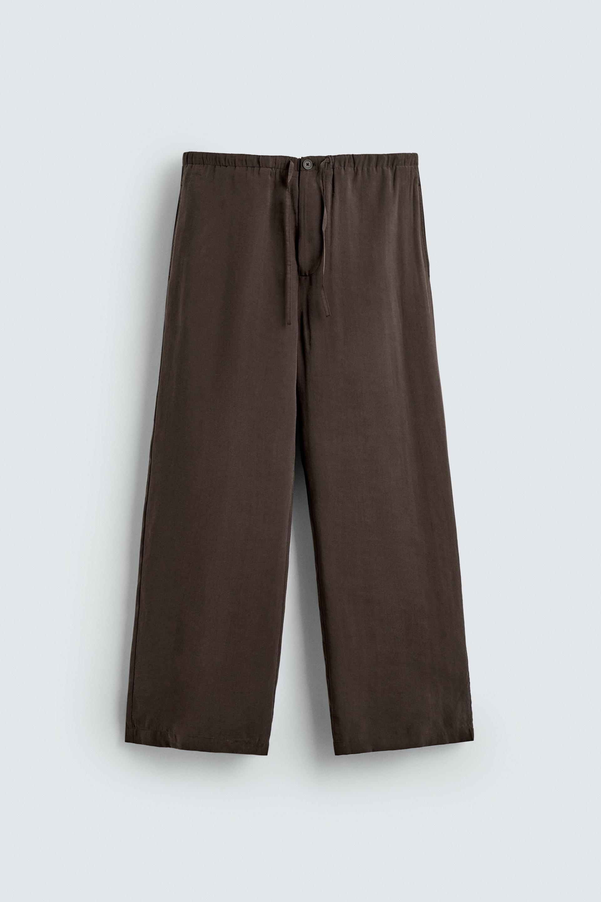 FLOWY RELAXED FIT PANTS by ZARA