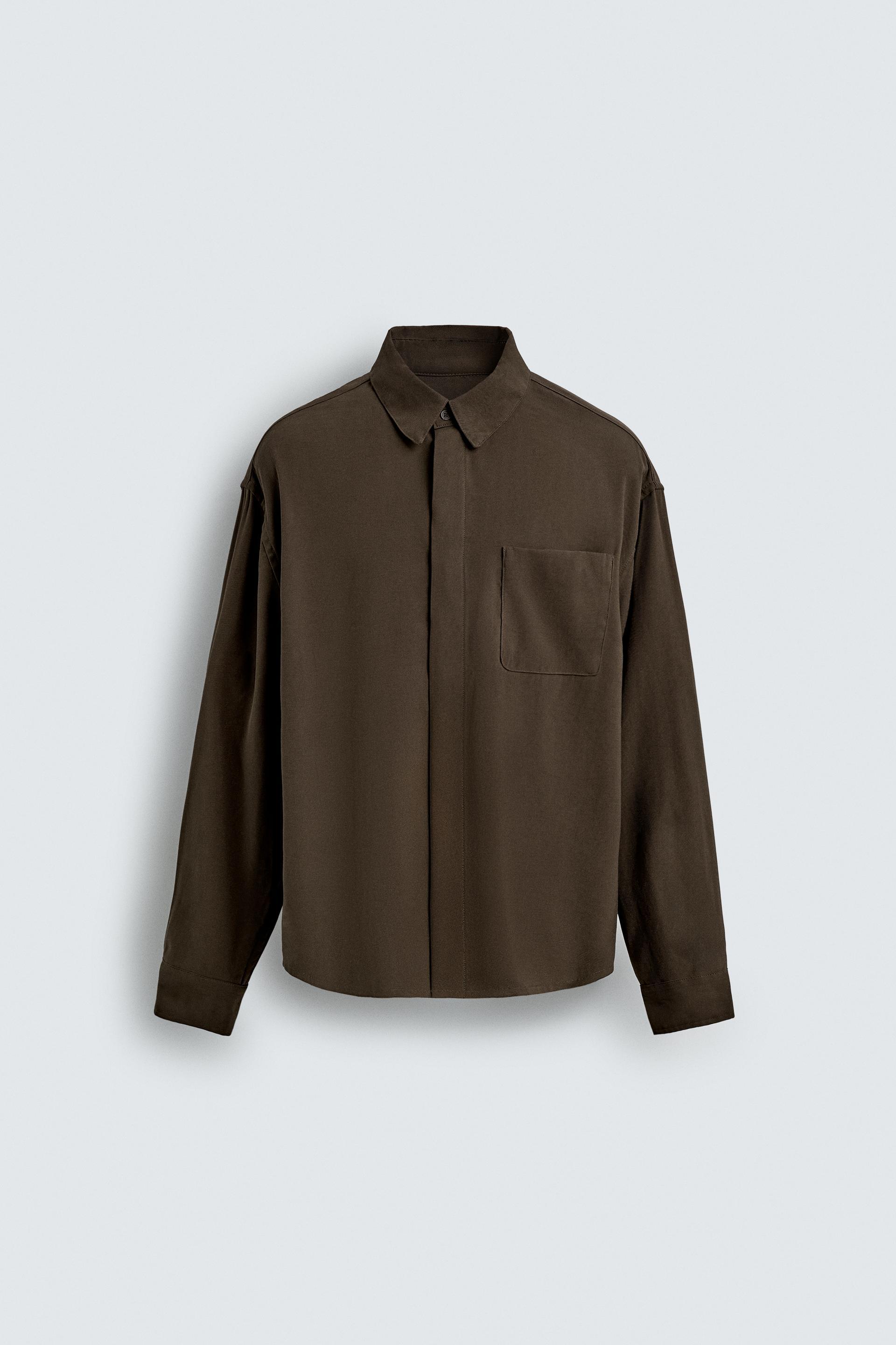 FLOWY RELAXED FIT SHIRT by ZARA