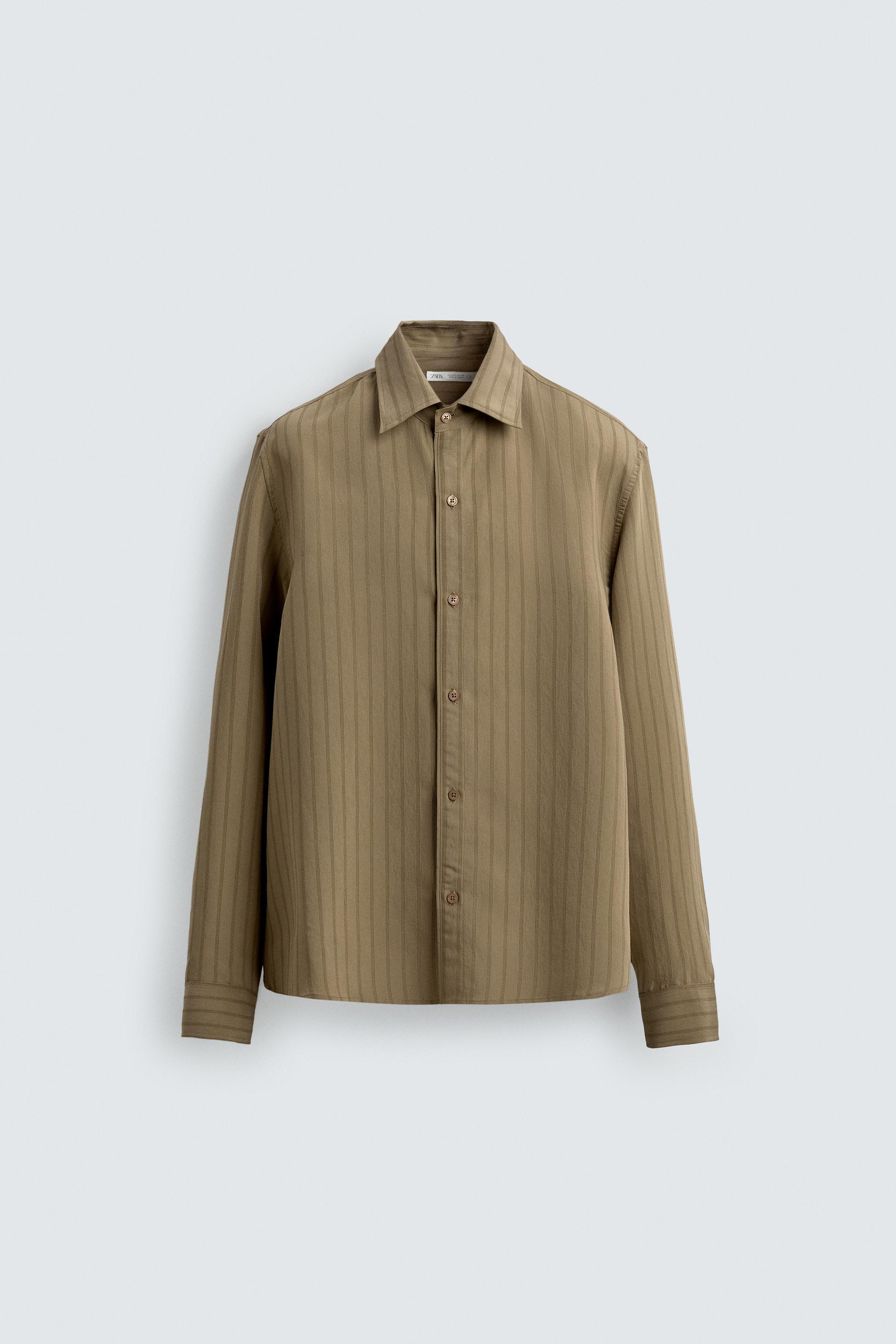 FLOWY STRIPED SHIRT by ZARA