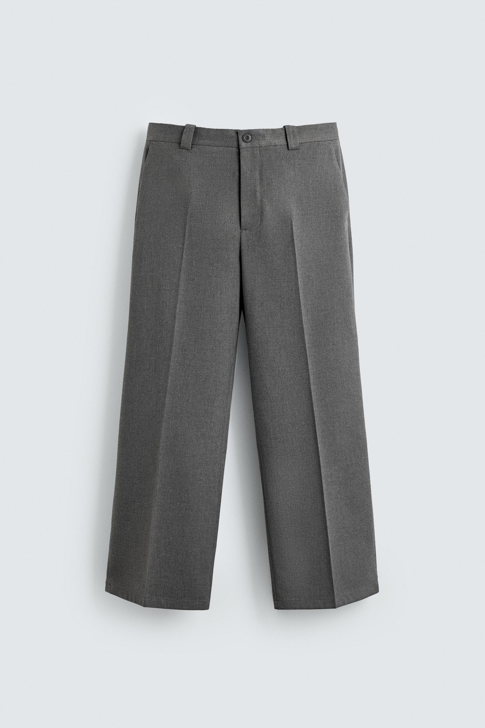 FLOWY WIDE FIT PANTS by ZARA
